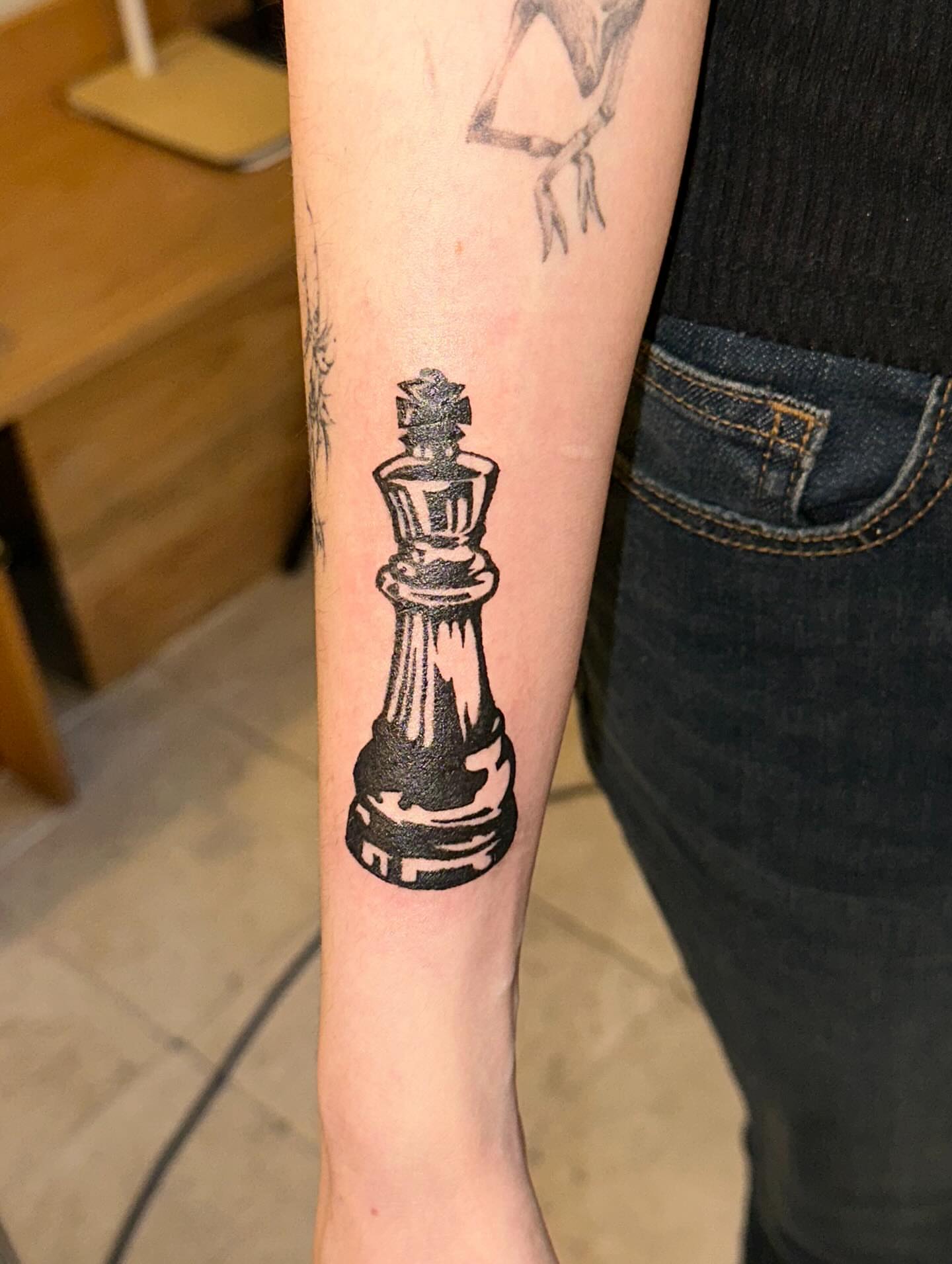 Tattoo by @kiijooya — black_and_grey