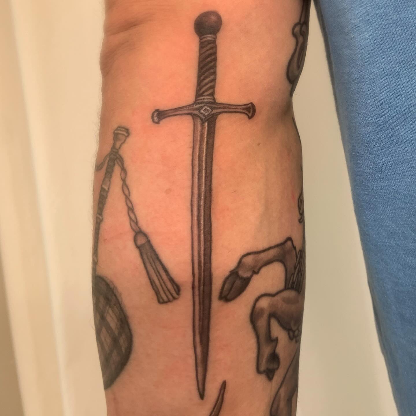 Tattoo by @tattoosbycourt β black_and_grey