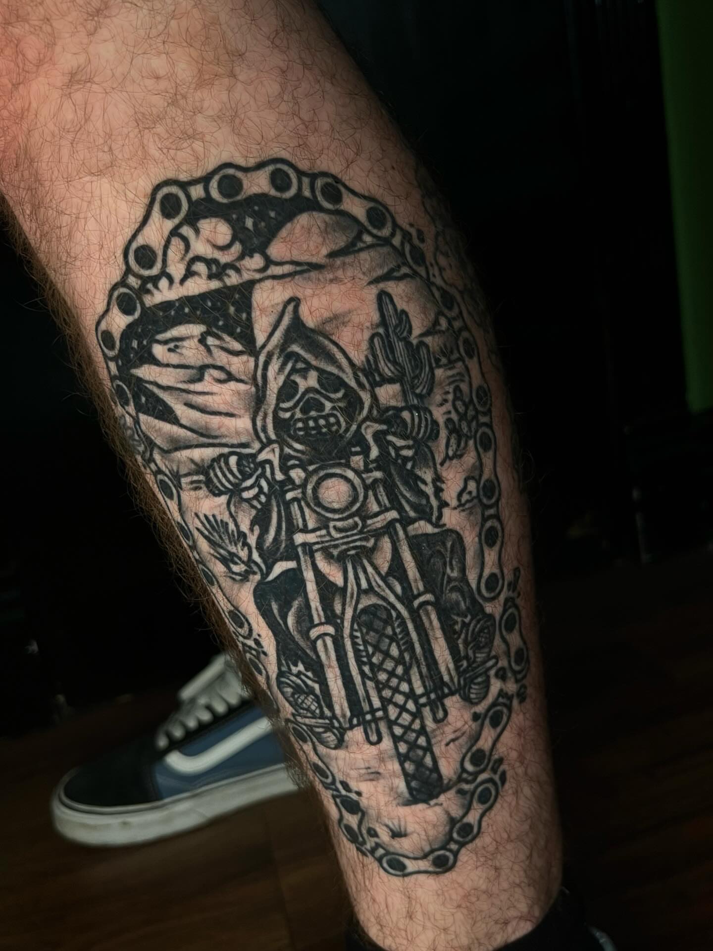 Tattoo by @mezatatt2 — black_and_grey, realism