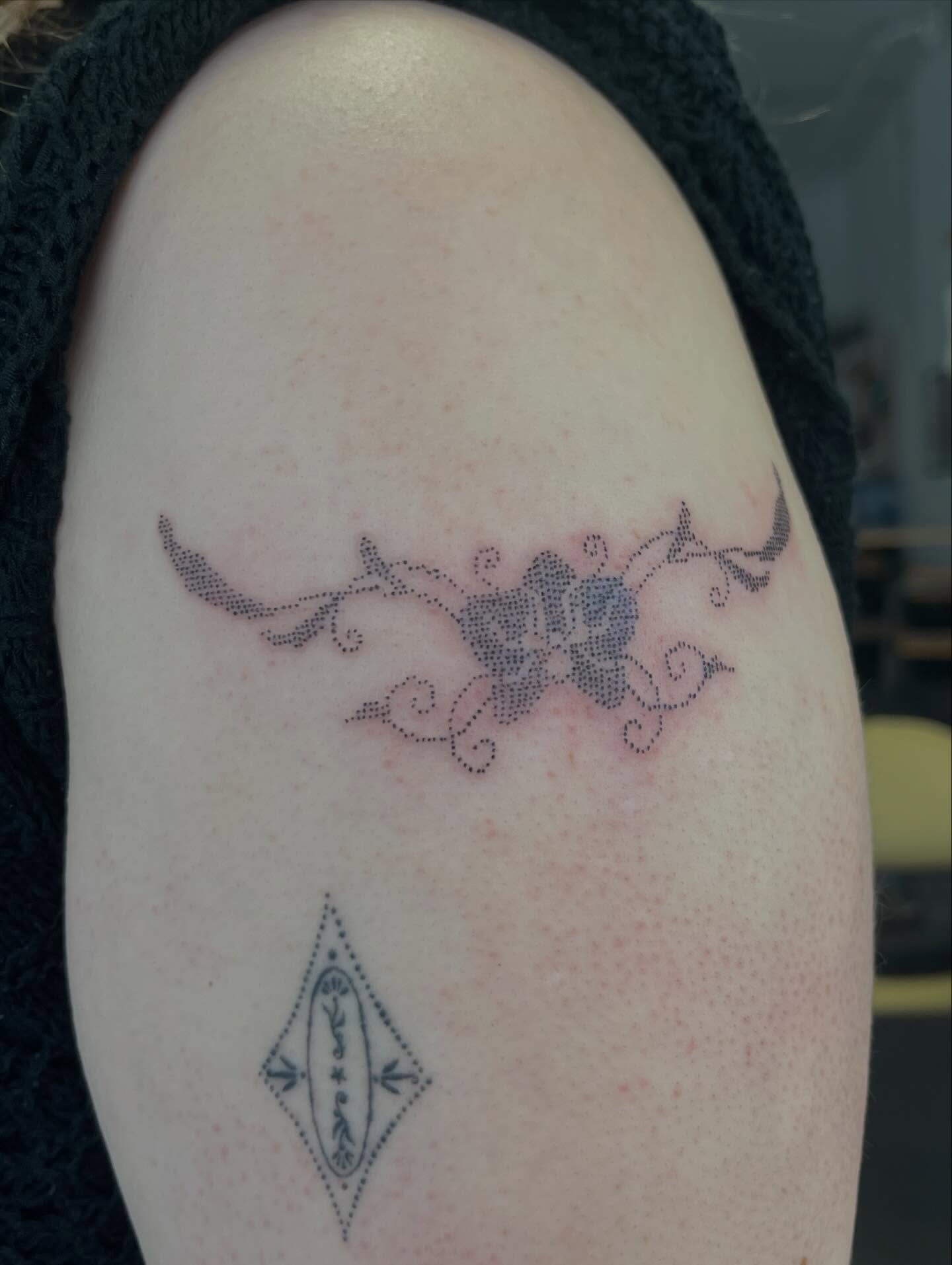 Tattoo by @ink_wench — dotwork