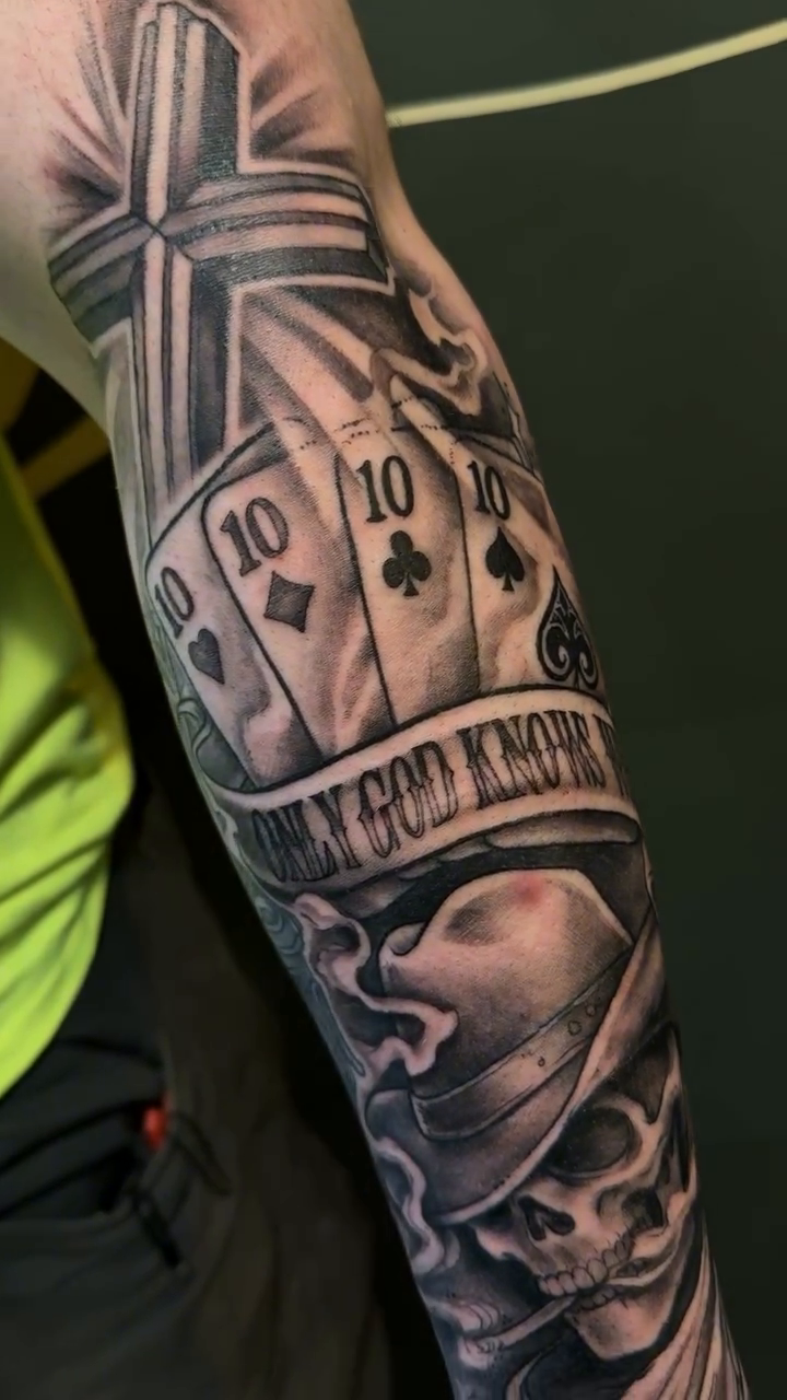 Tattoo by @estattoos — black_and_grey, realism