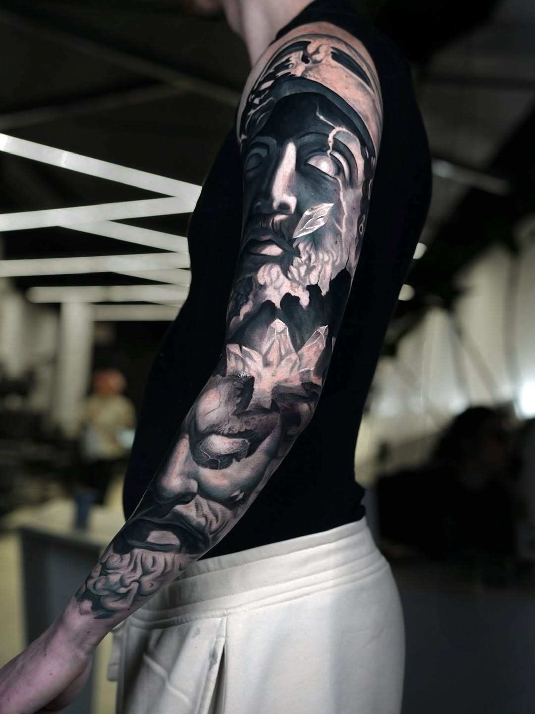 Tattoo by @rene_artt — realism, black_and_grey