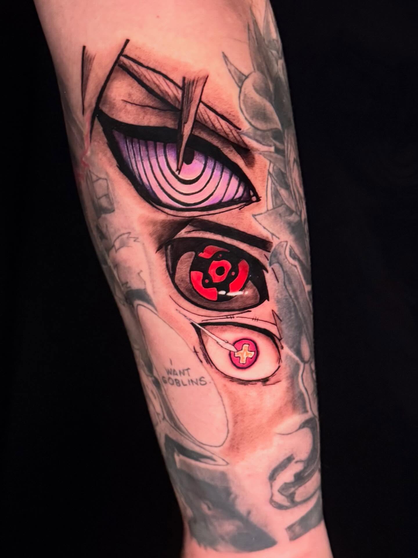 Tattoo by @damon.d.tattoos — anime