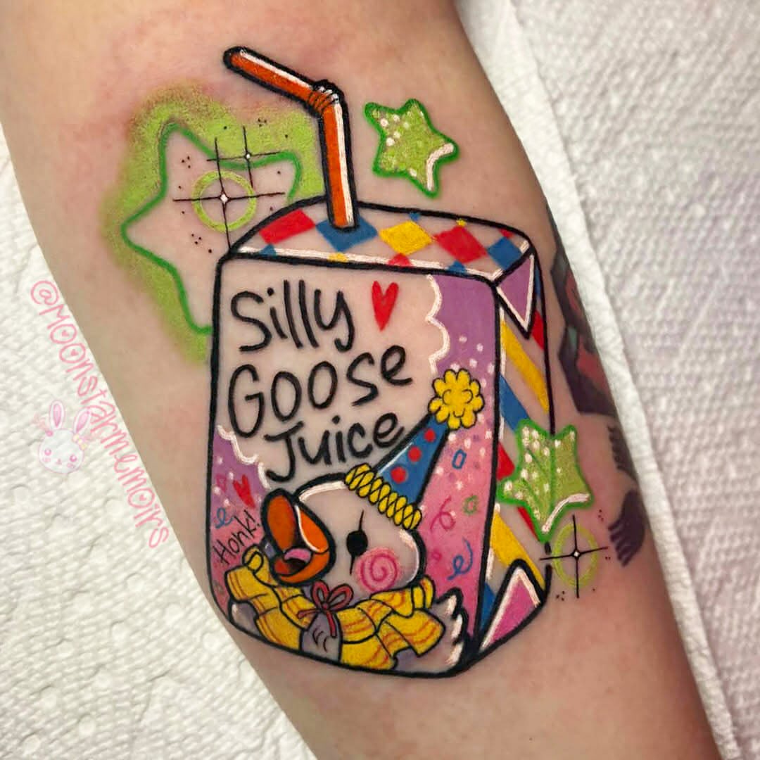 Tattoo by @moonstarmemoirs โ new_school, illustrative