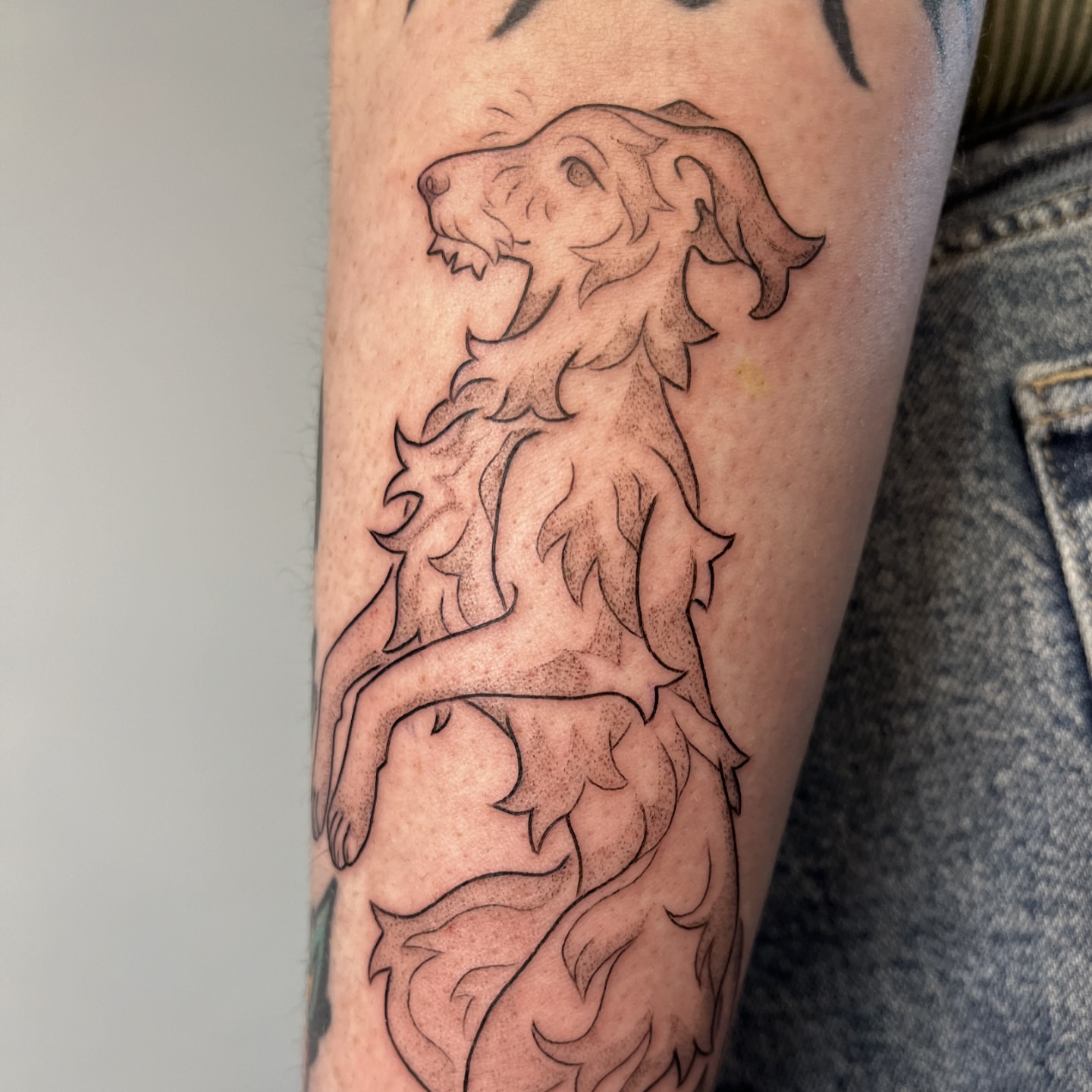 Tattoo by @inkneous — dotwork