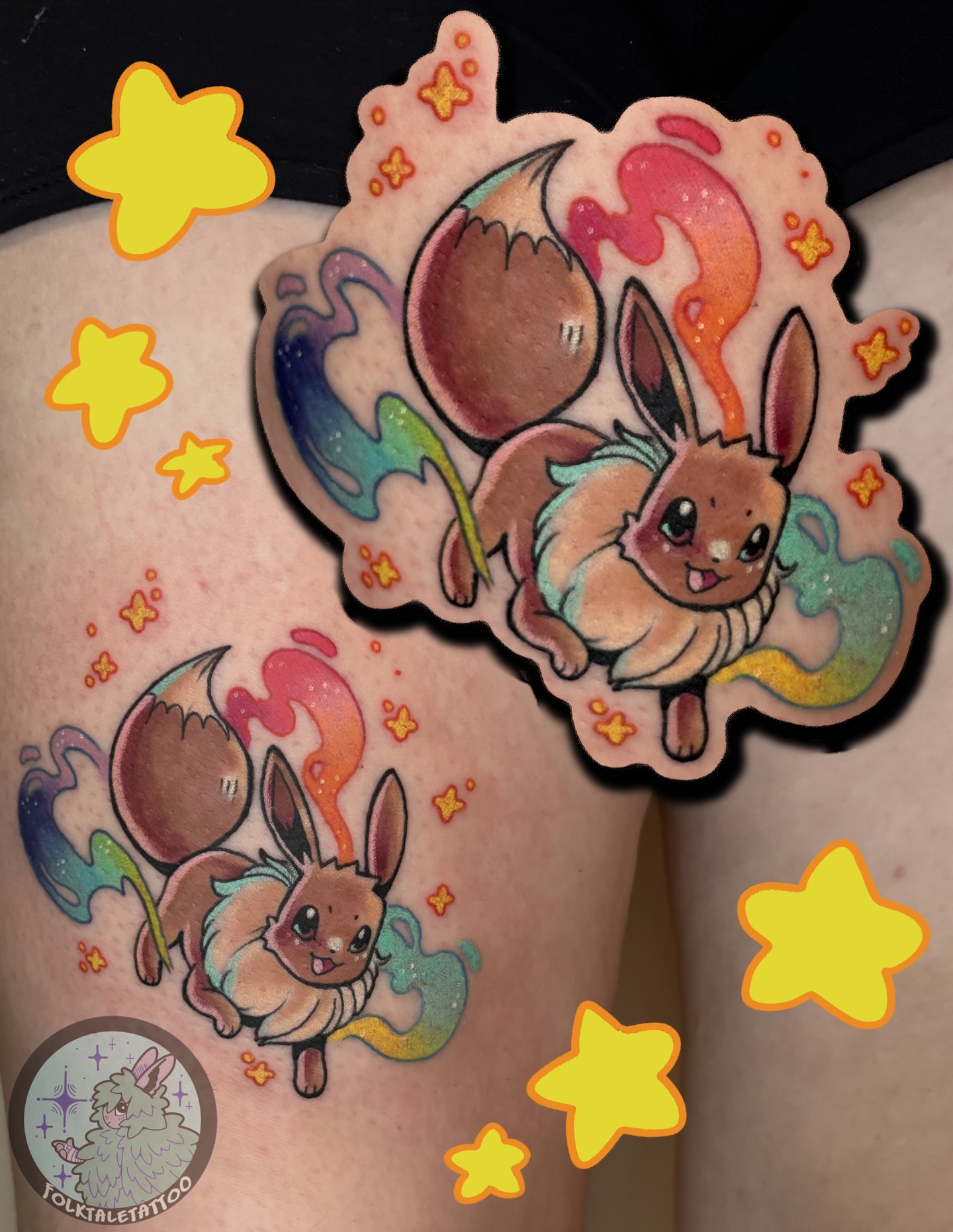 Tattoo by @folktaletattoo — illustrative