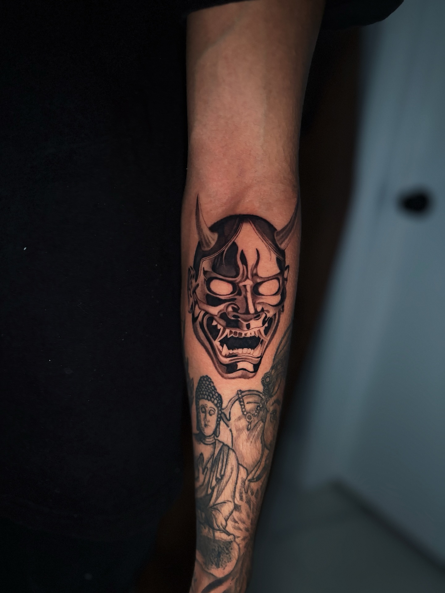 Tattoo by @crooksink — black_and_grey