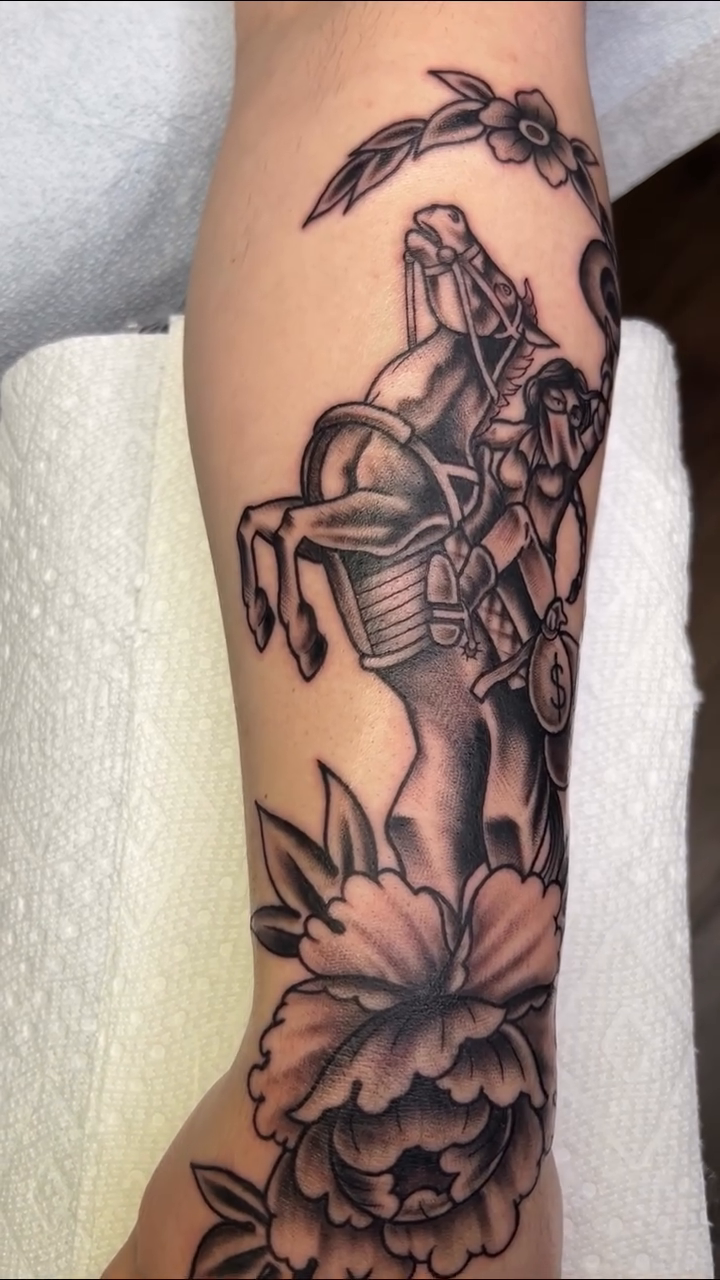 Tattoo by @danemitchelltattoo — black_and_grey, realism