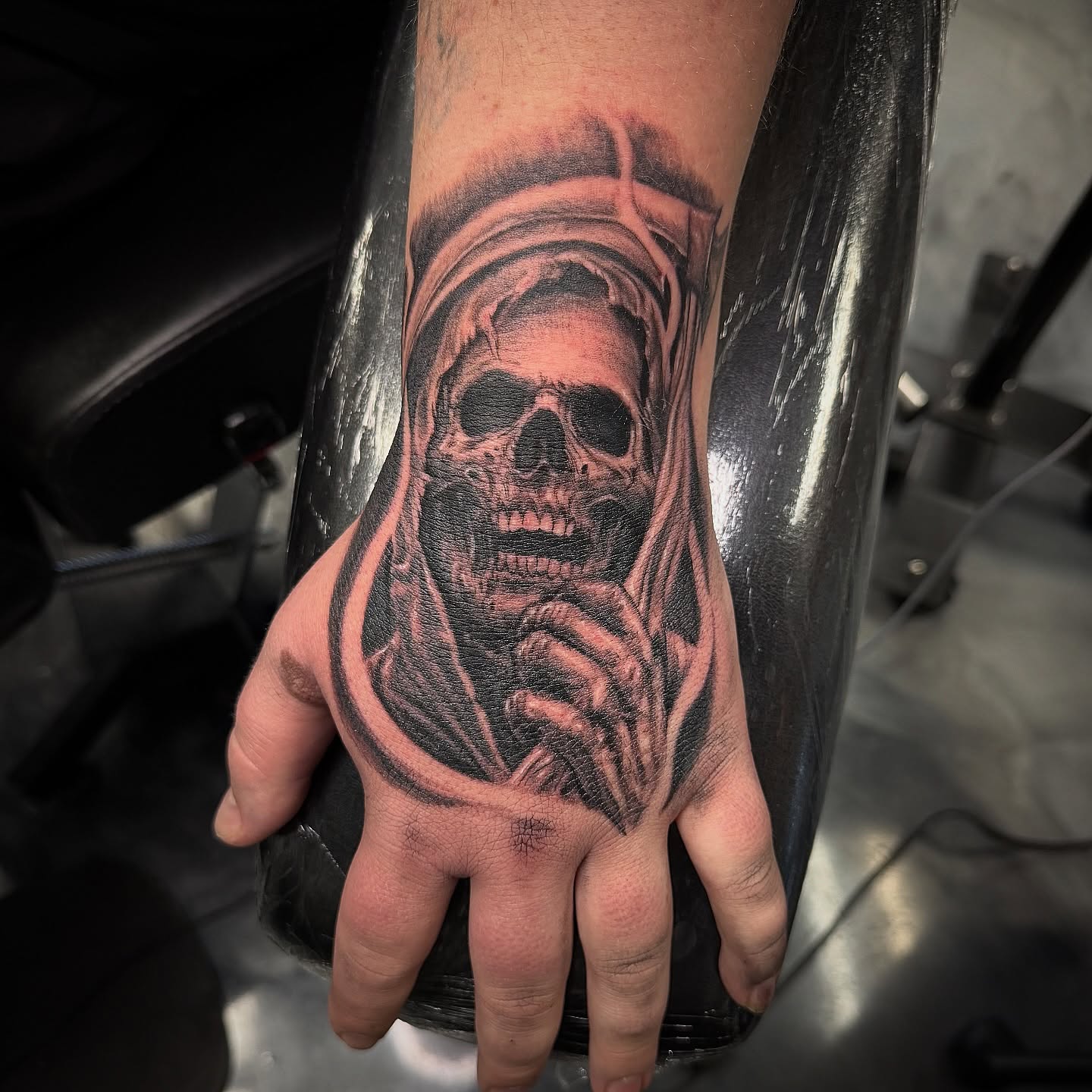 Tattoo by @dktatts — realism, dark_realism