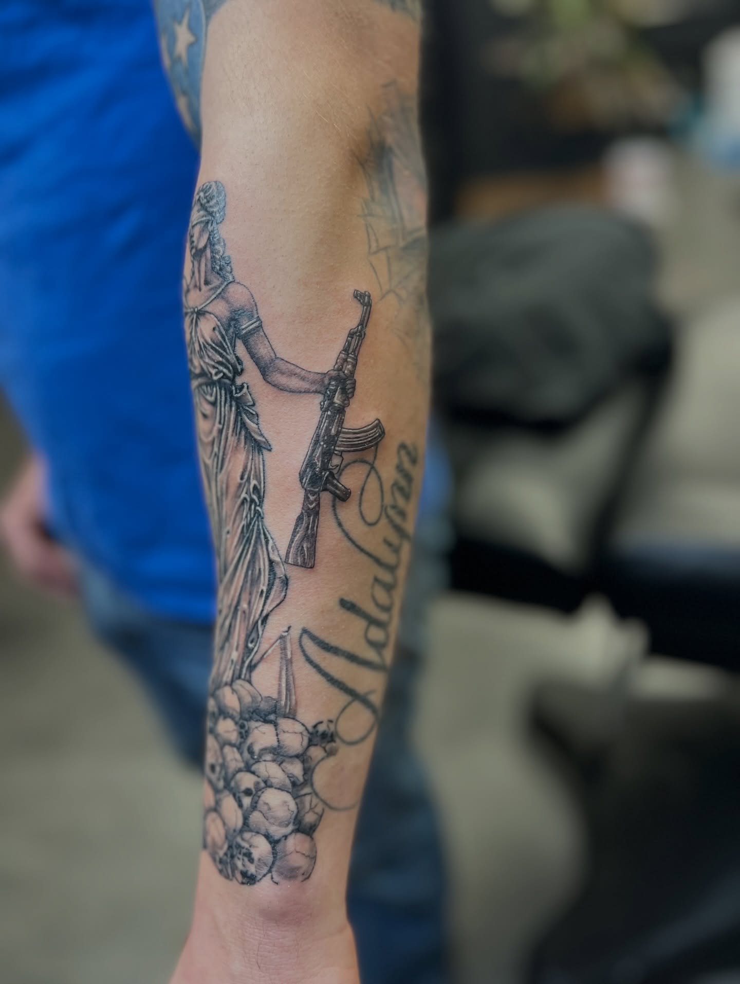 Tattoo by @ram_tat2 — black_and_grey, realism