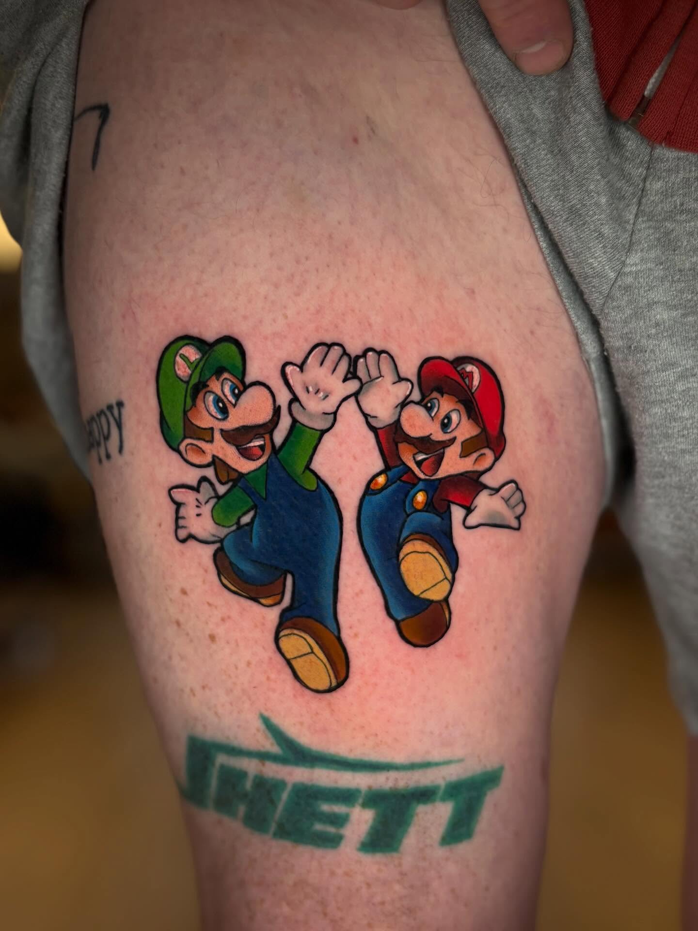 Tattoo by @beeinkedbyjess — illustrative