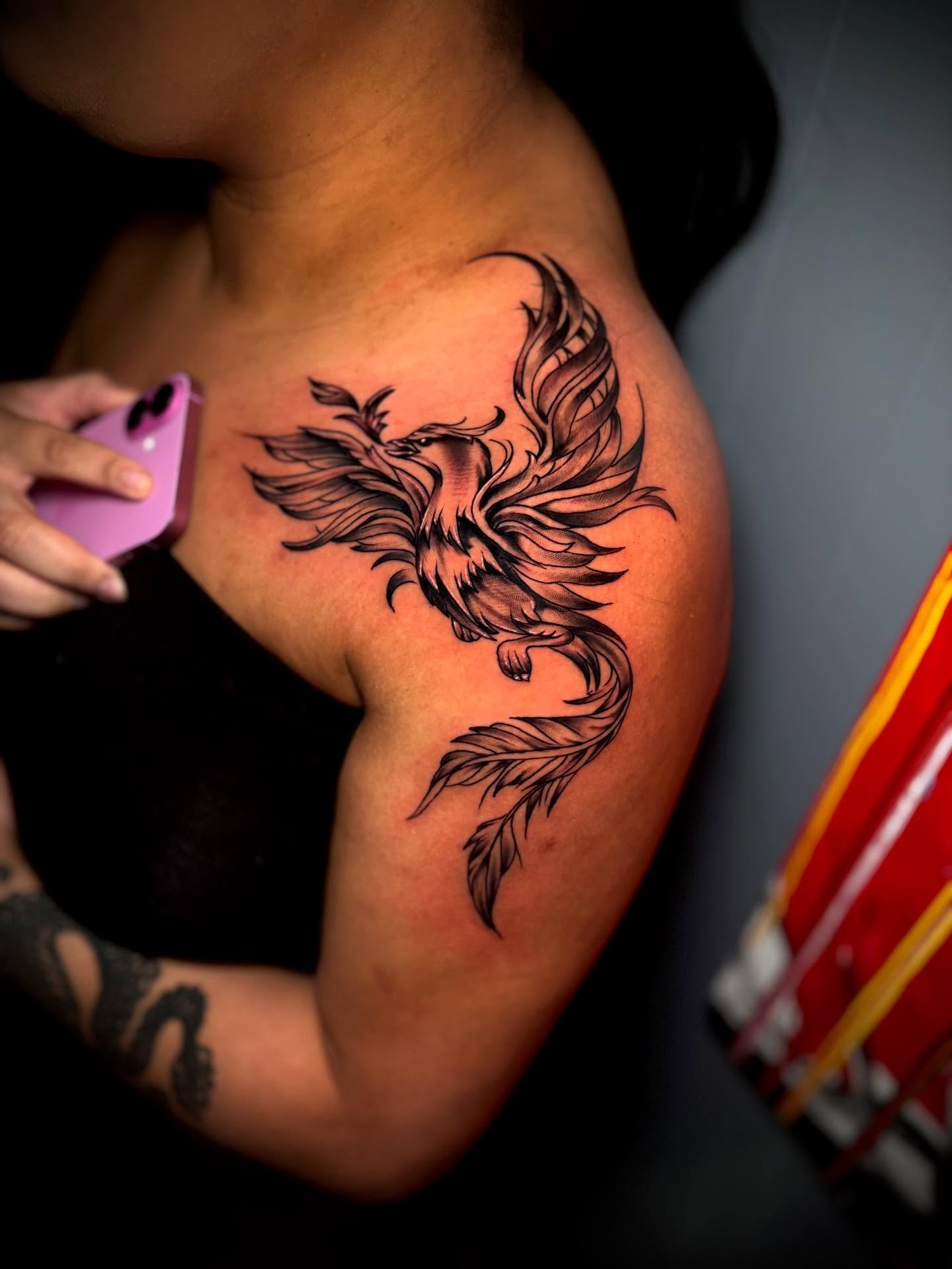 Tattoo by @tattoosbypatt_ — black_and_grey