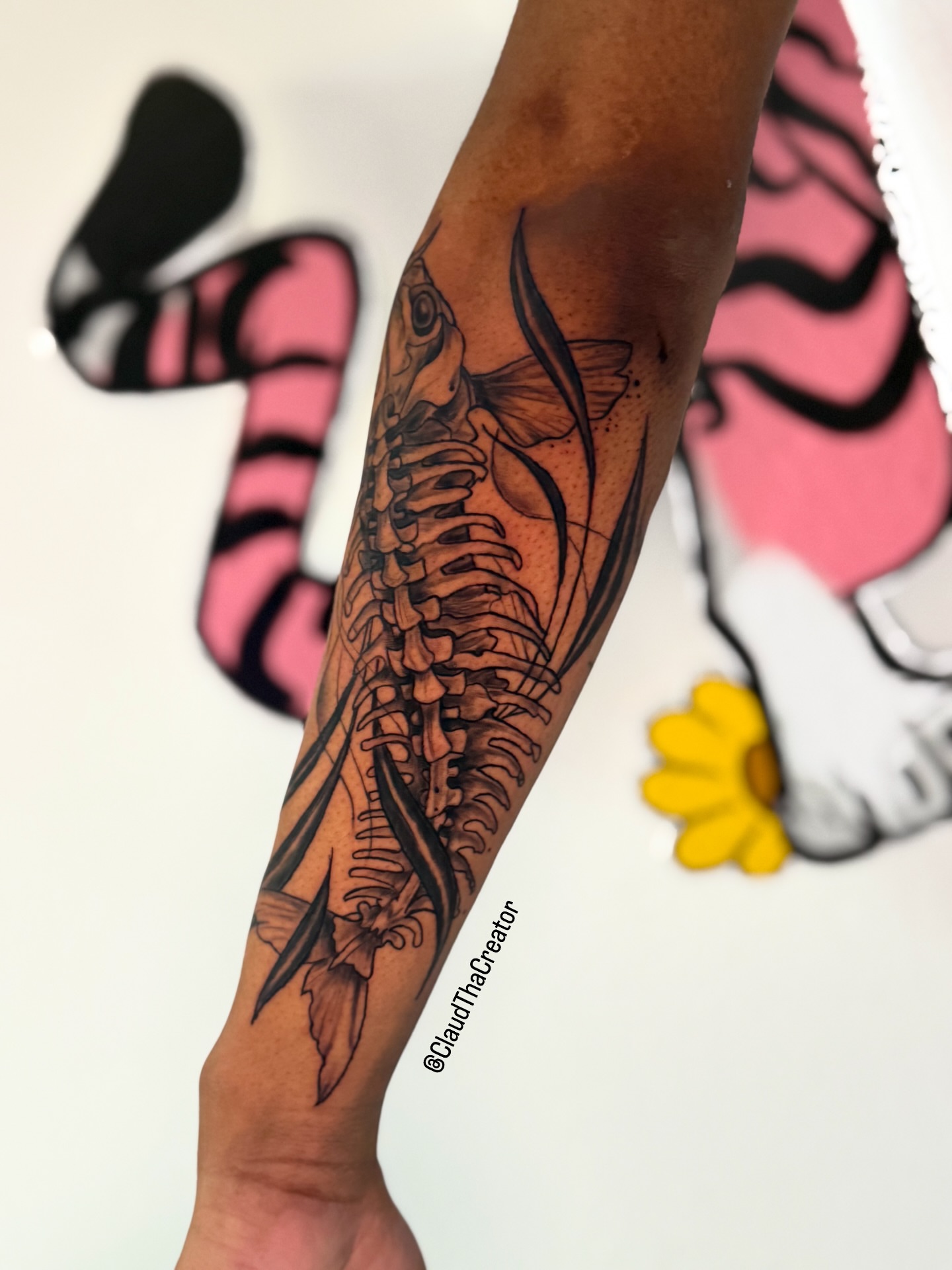 Tattoo by @claudthacreator — black_and_grey