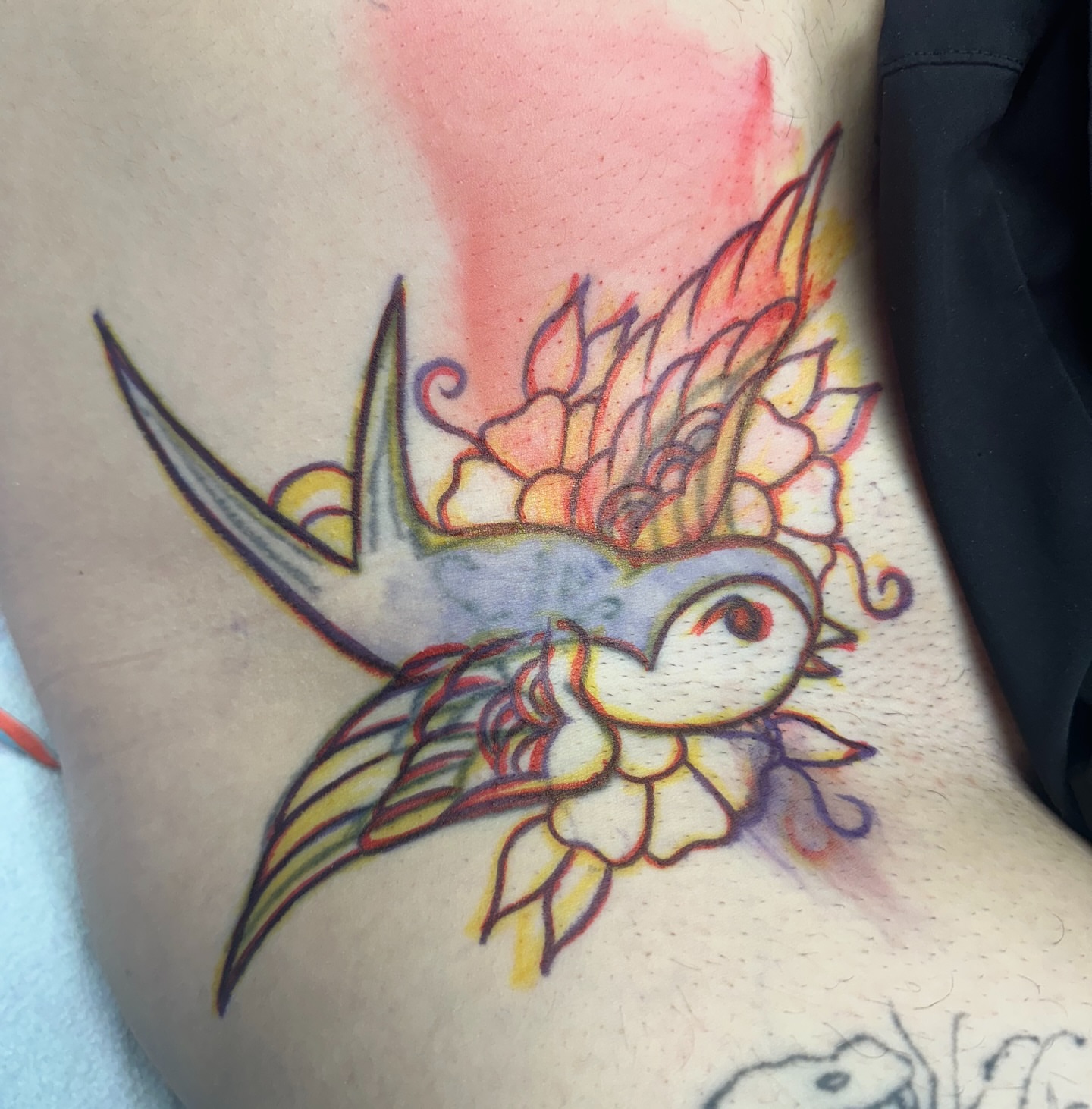 Tattoo by @cryptidtattooer — american_traditional, watercolor