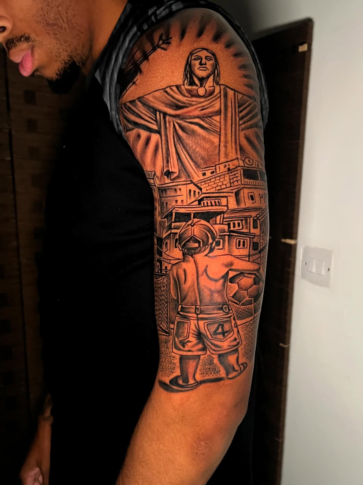 Tattoo by @inkatatts β black_and_grey