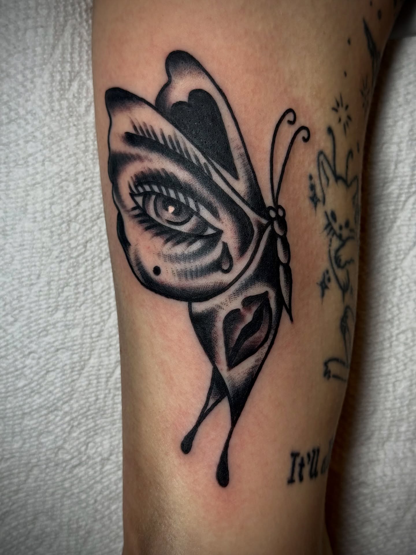 Tattoo by @chuckderek_ — black_and_grey, realism