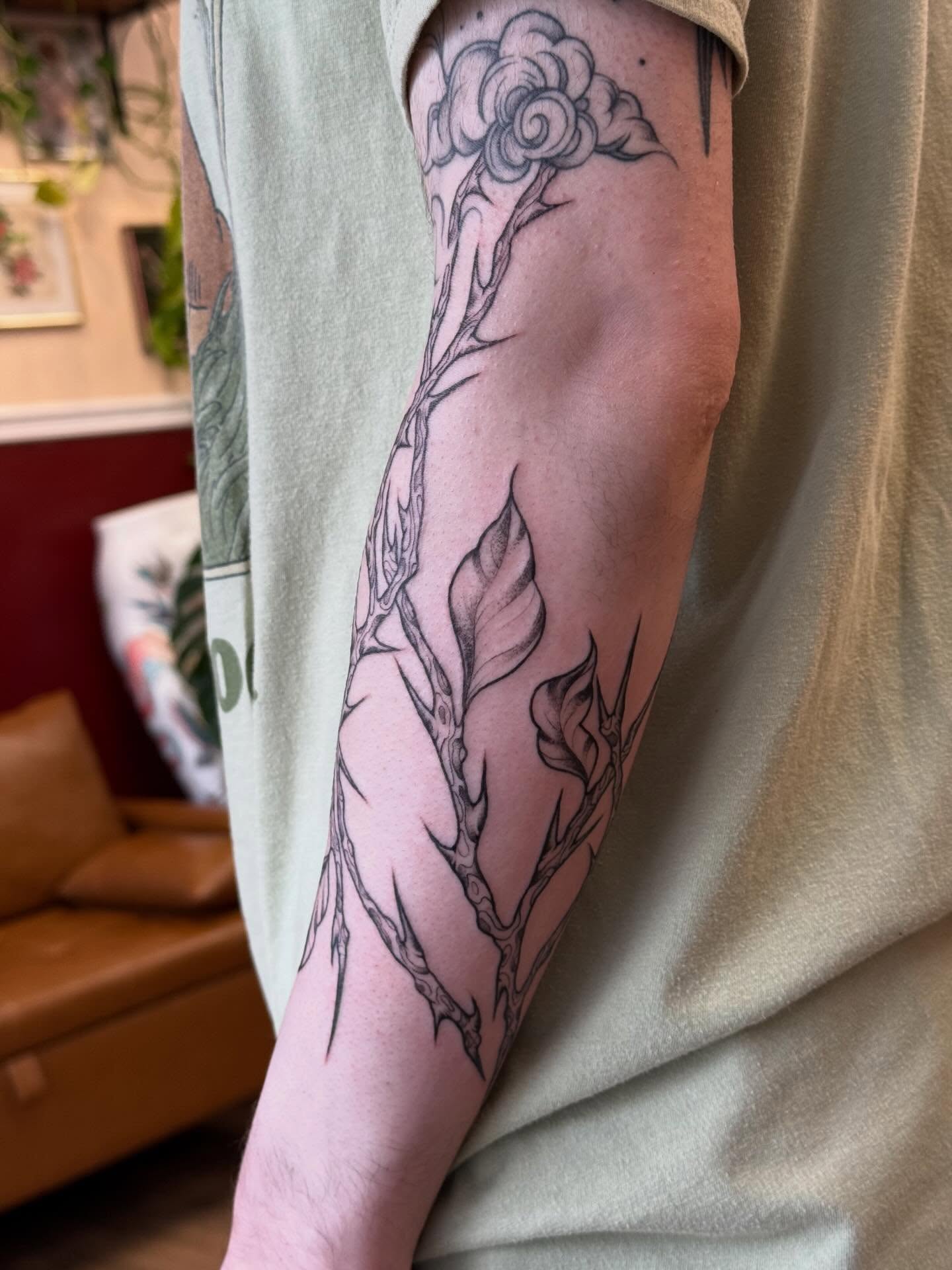 Tattoo by @raeofsunshine.tts — black_and_grey