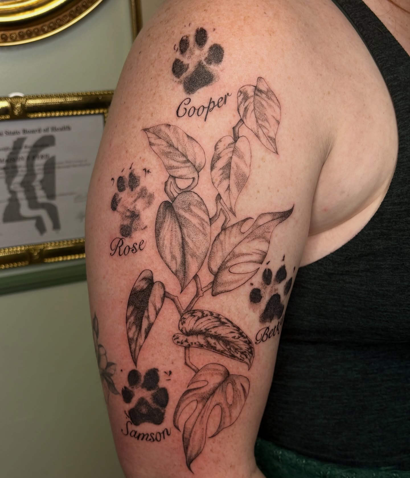 Tattoo by @maisontheprofessional — black_and_grey, realism