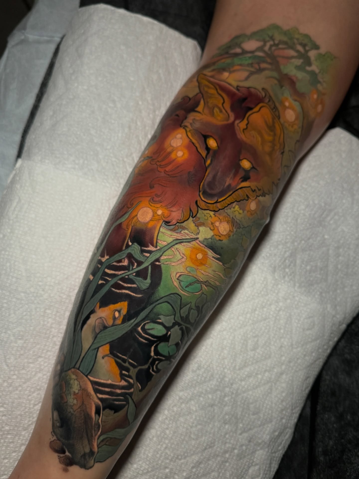 Fox realism tattoo on the forearm by πππ±π±π¬π¬ ππ―π±π¦π°π±