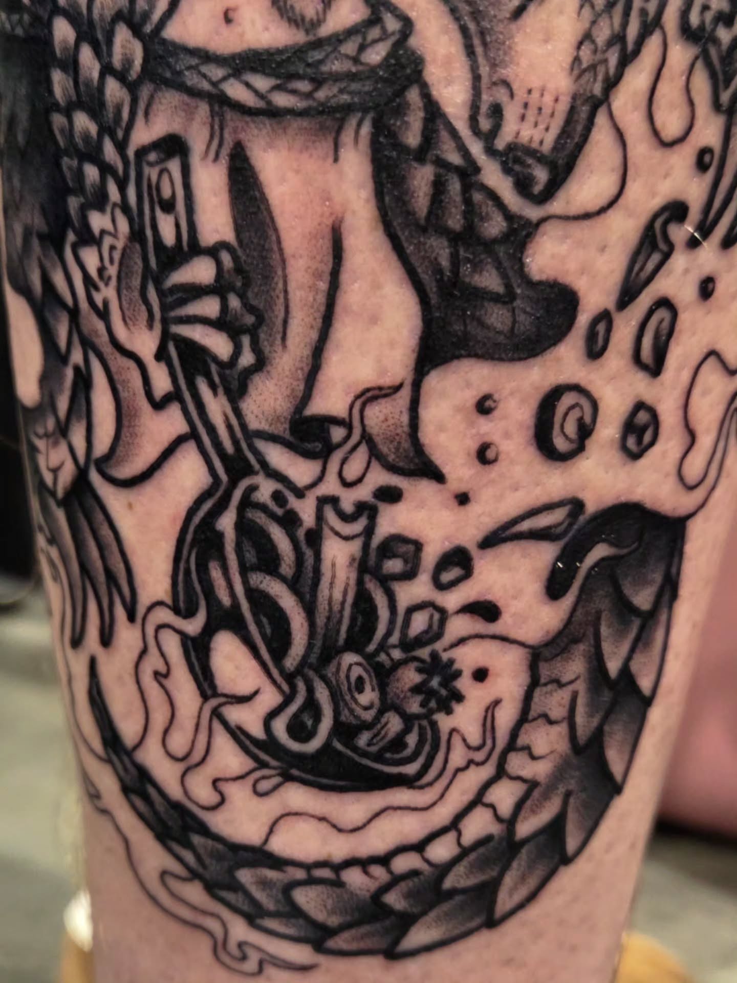 Tattoo by @iankisertattoo — surrealism