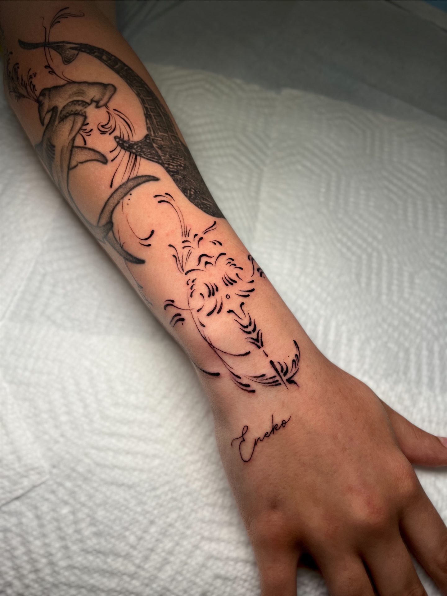 Tattoo by @msbeetattoos β black_and_grey
