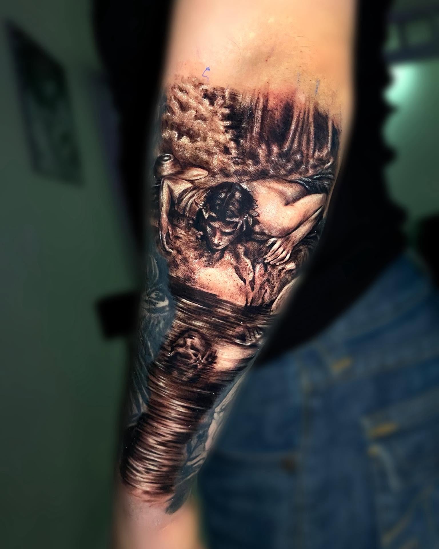 Tattoo by @aifos_arts94 — realism, dark_realism