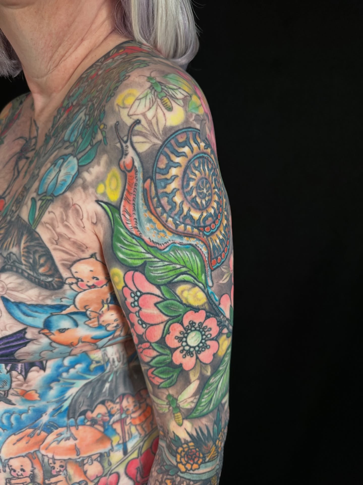 Tattoo by @electricunicorn — american_traditional, new_school