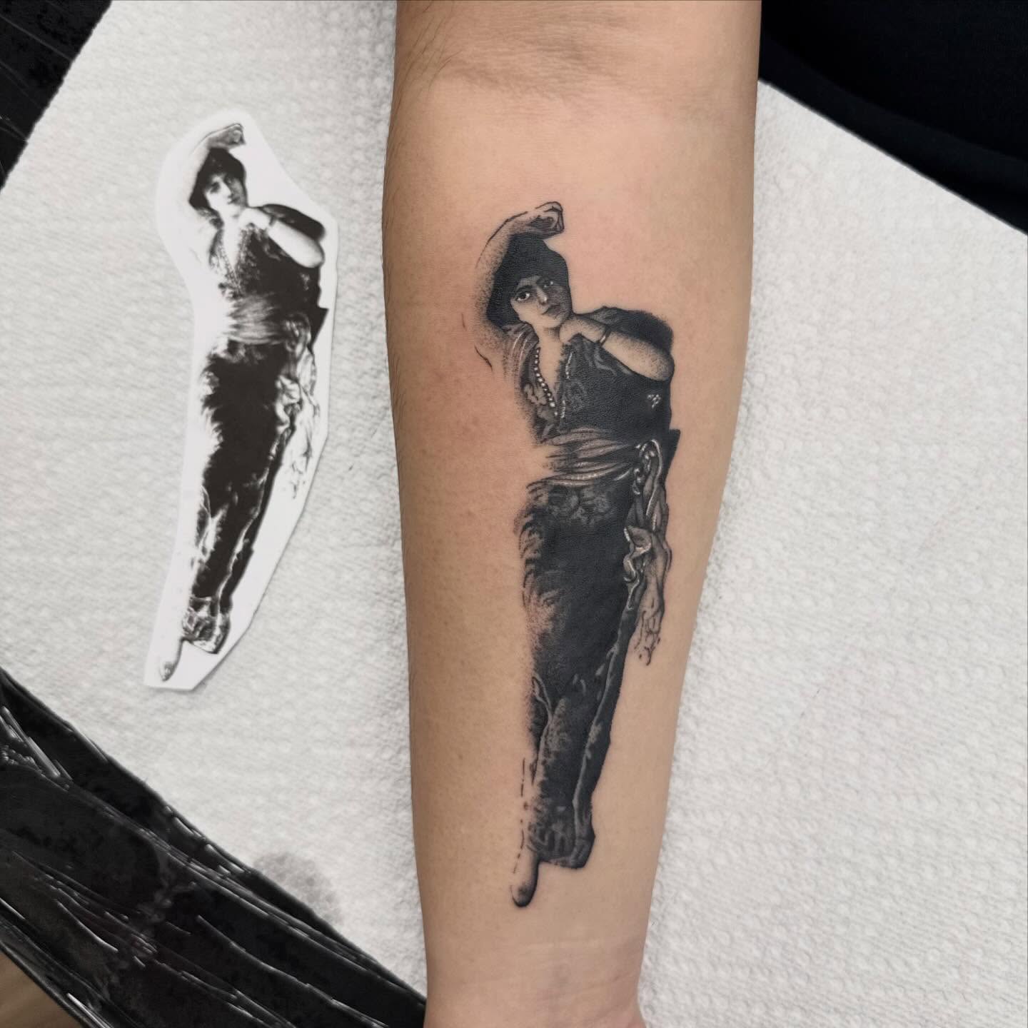 Tattoo by @tattedbycamryn โ black_and_grey, realism