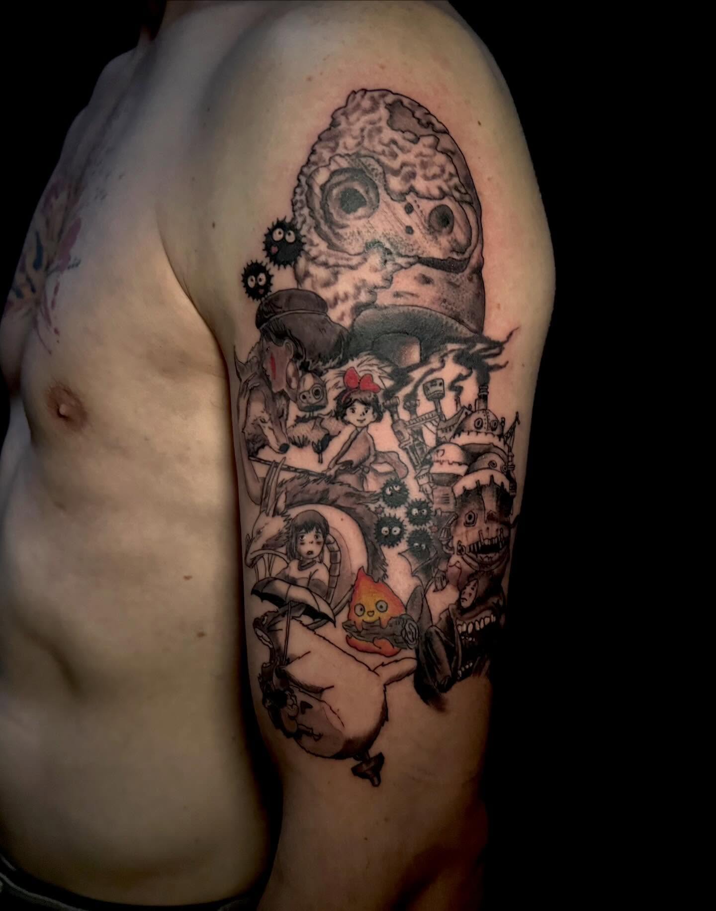 Tattoo by @kgoth_tattoo — anime