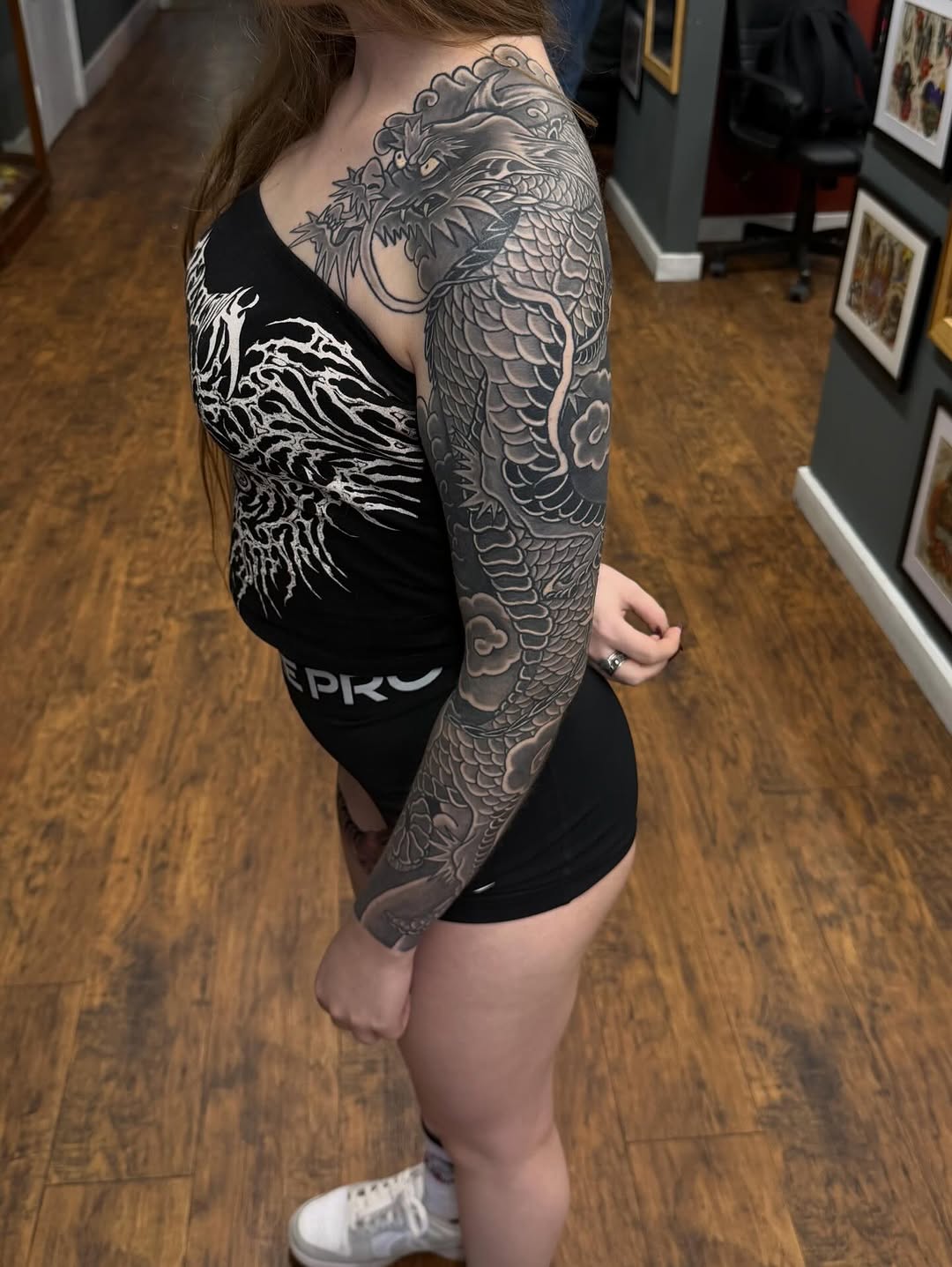 Tattoo by @jackiespillane — japanese_irezumi, black_and_grey