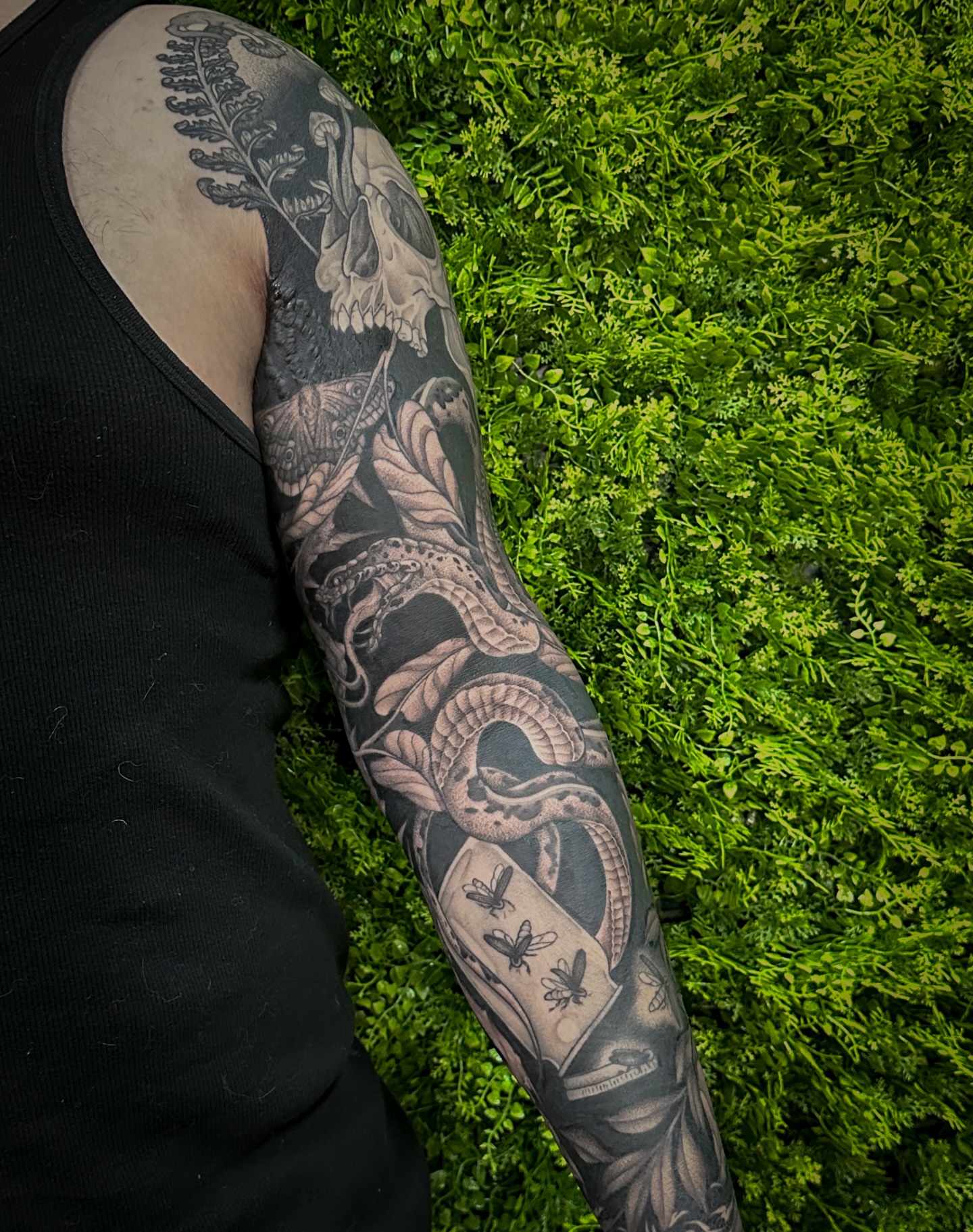 Tattoo by @rachtats โ black_and_grey, realism