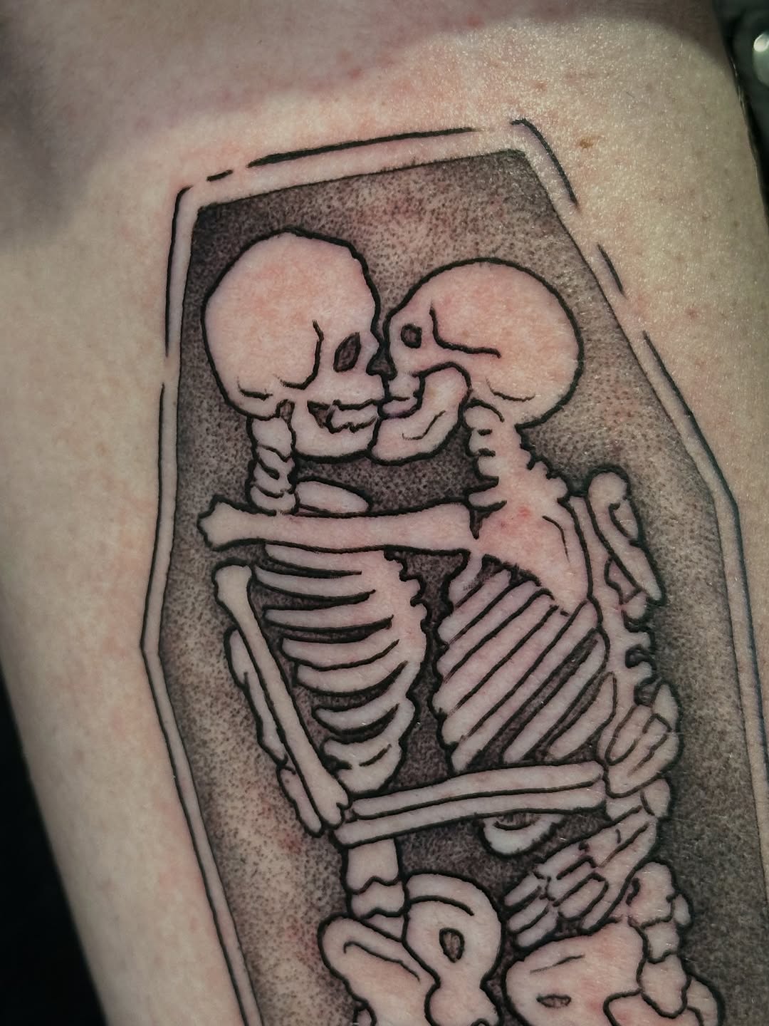 Tattoo by @stubbornsprouttattoo — blackwork, dotwork
