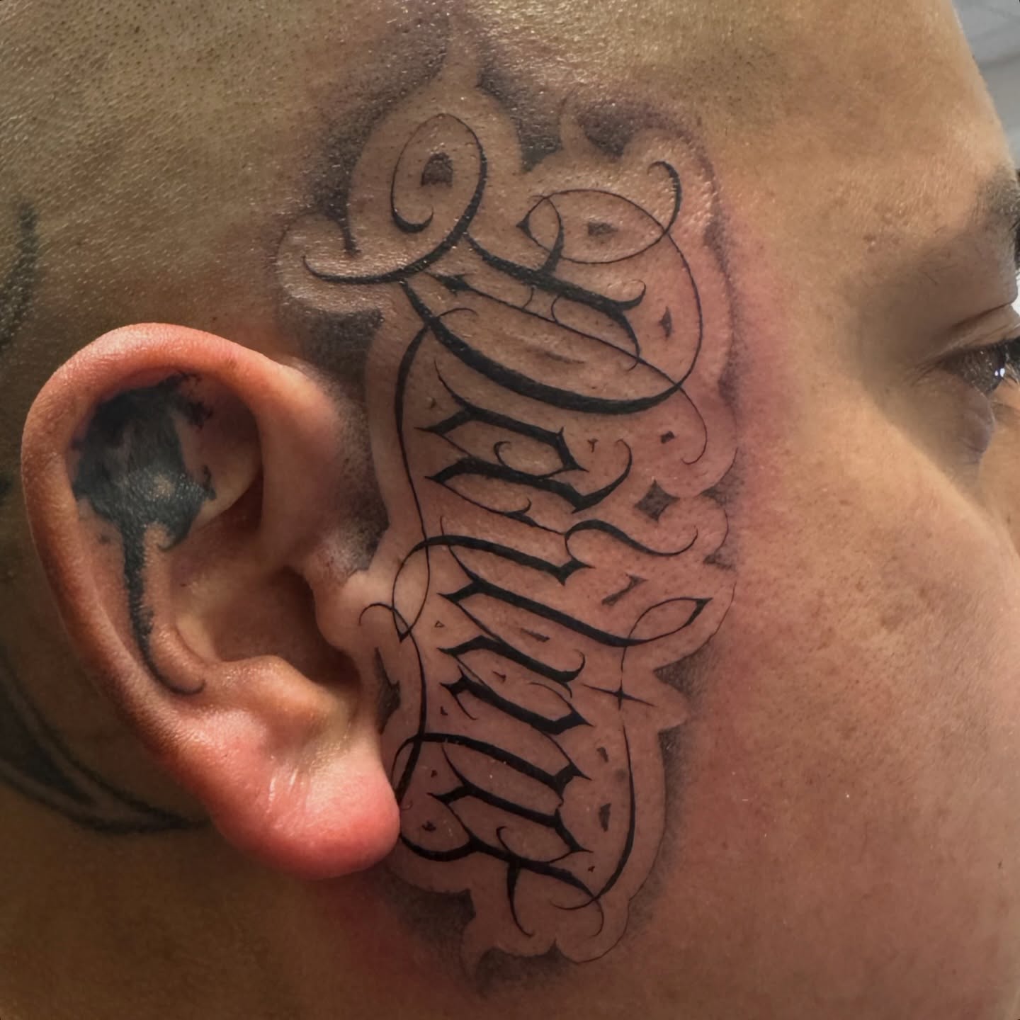 Tattoo by @aintnothinbutagthang817 — lettering_script