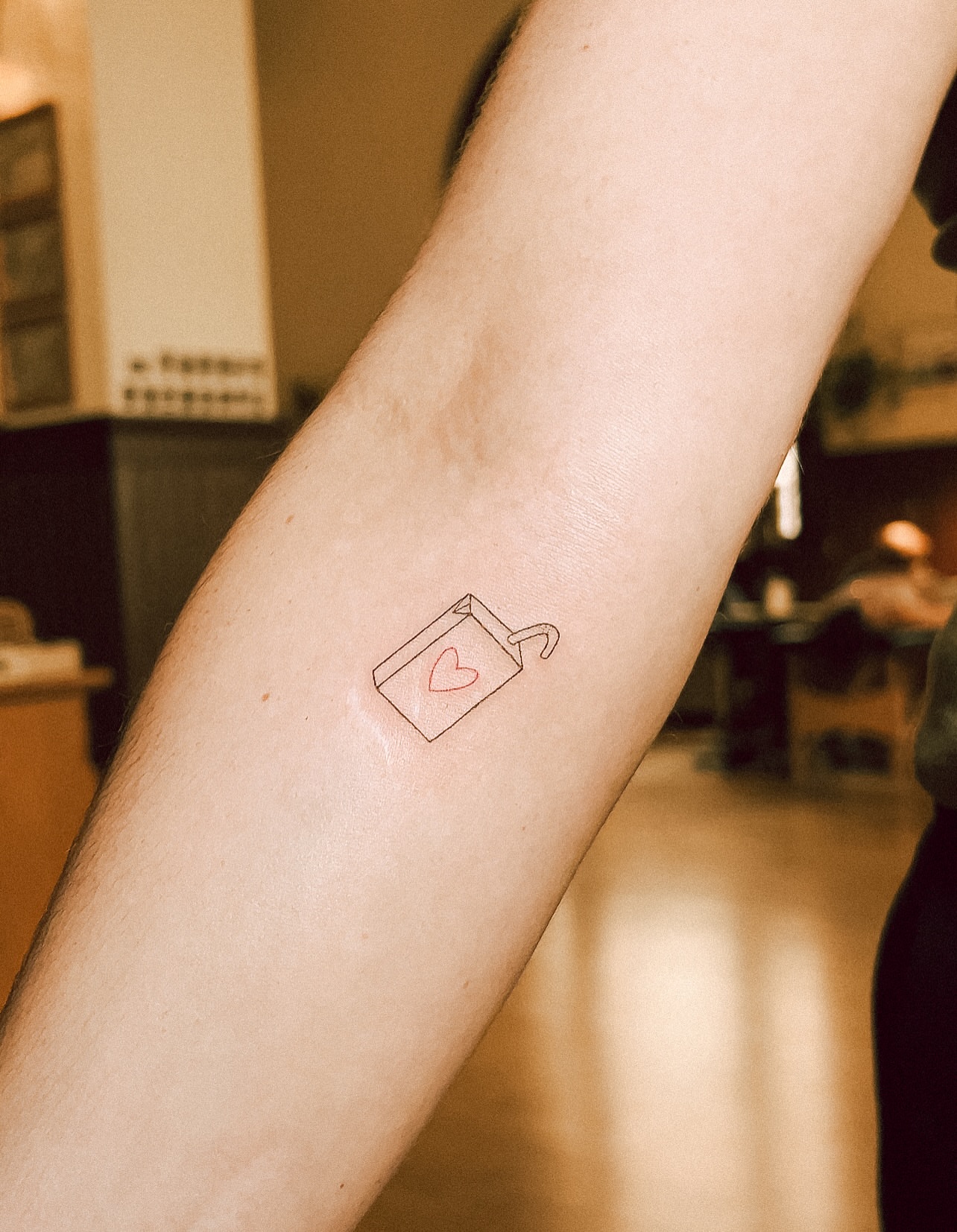 Tattoo by @taurusmoontattoo — minimalist