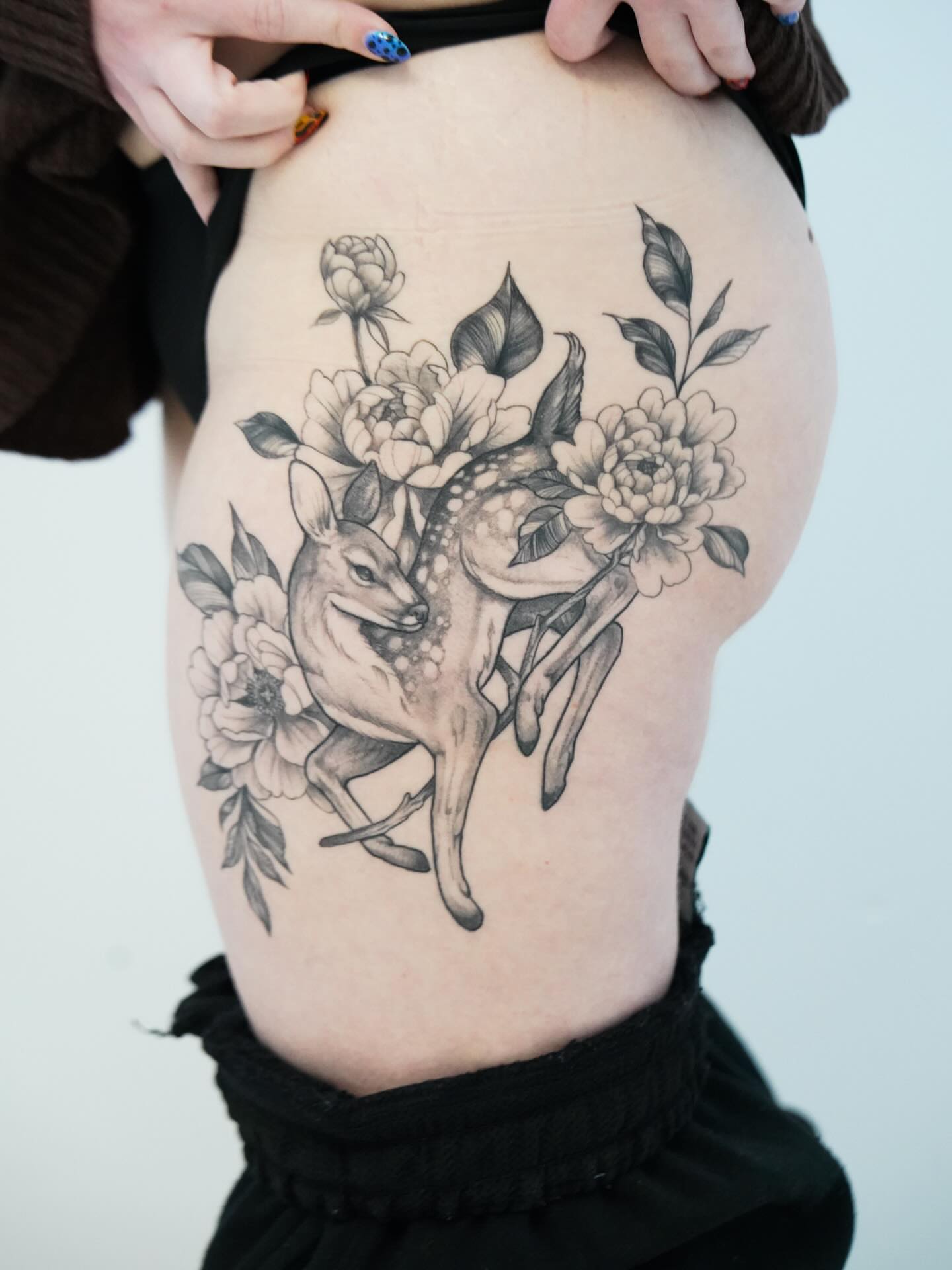 Tattoo by @skylito_creations — black_and_grey, realism
