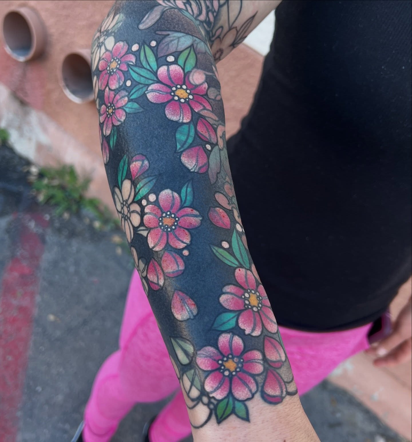 Tattoo by @m2thebtattoos — dotwork
