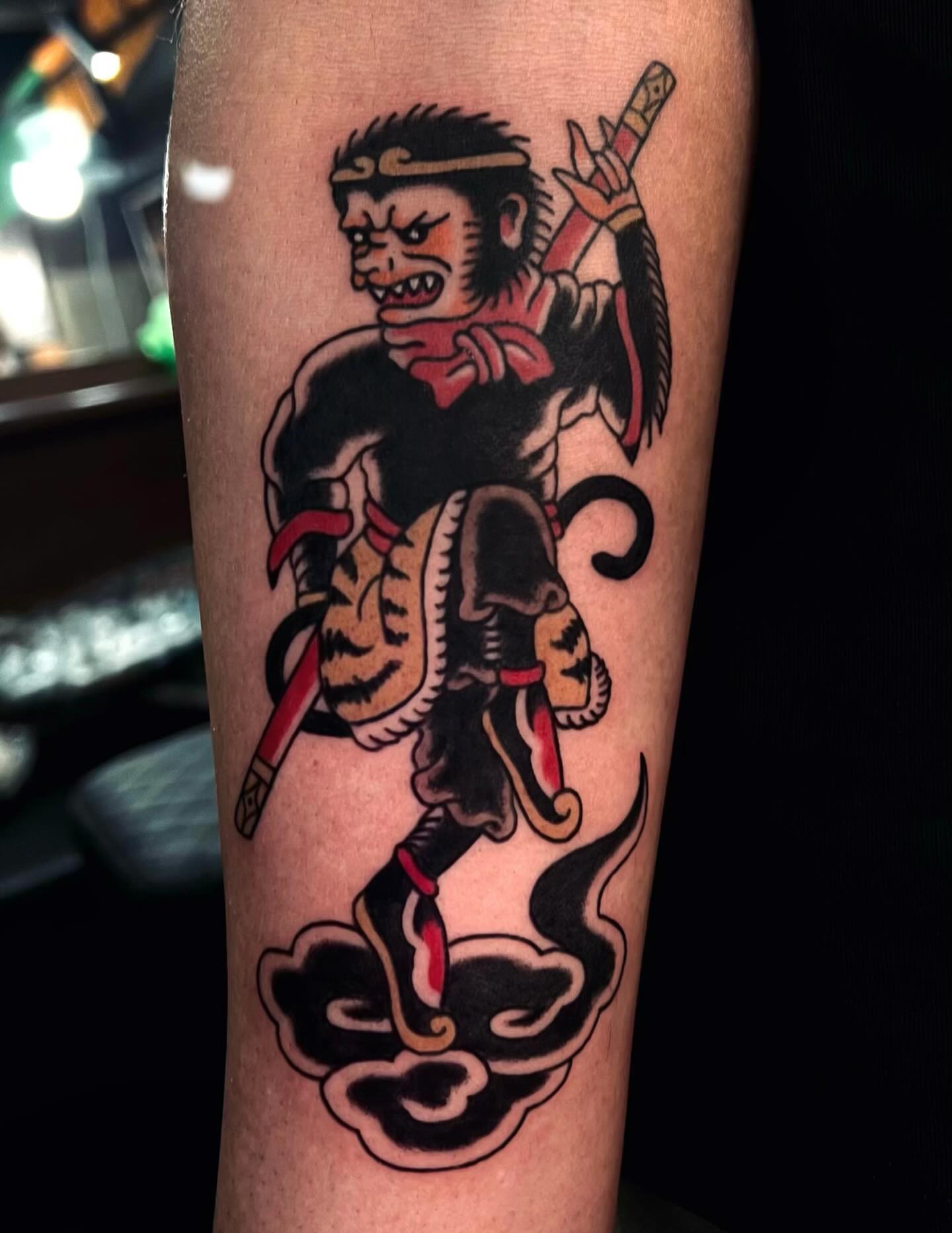 Tattoo by @fokqueenie — american_traditional