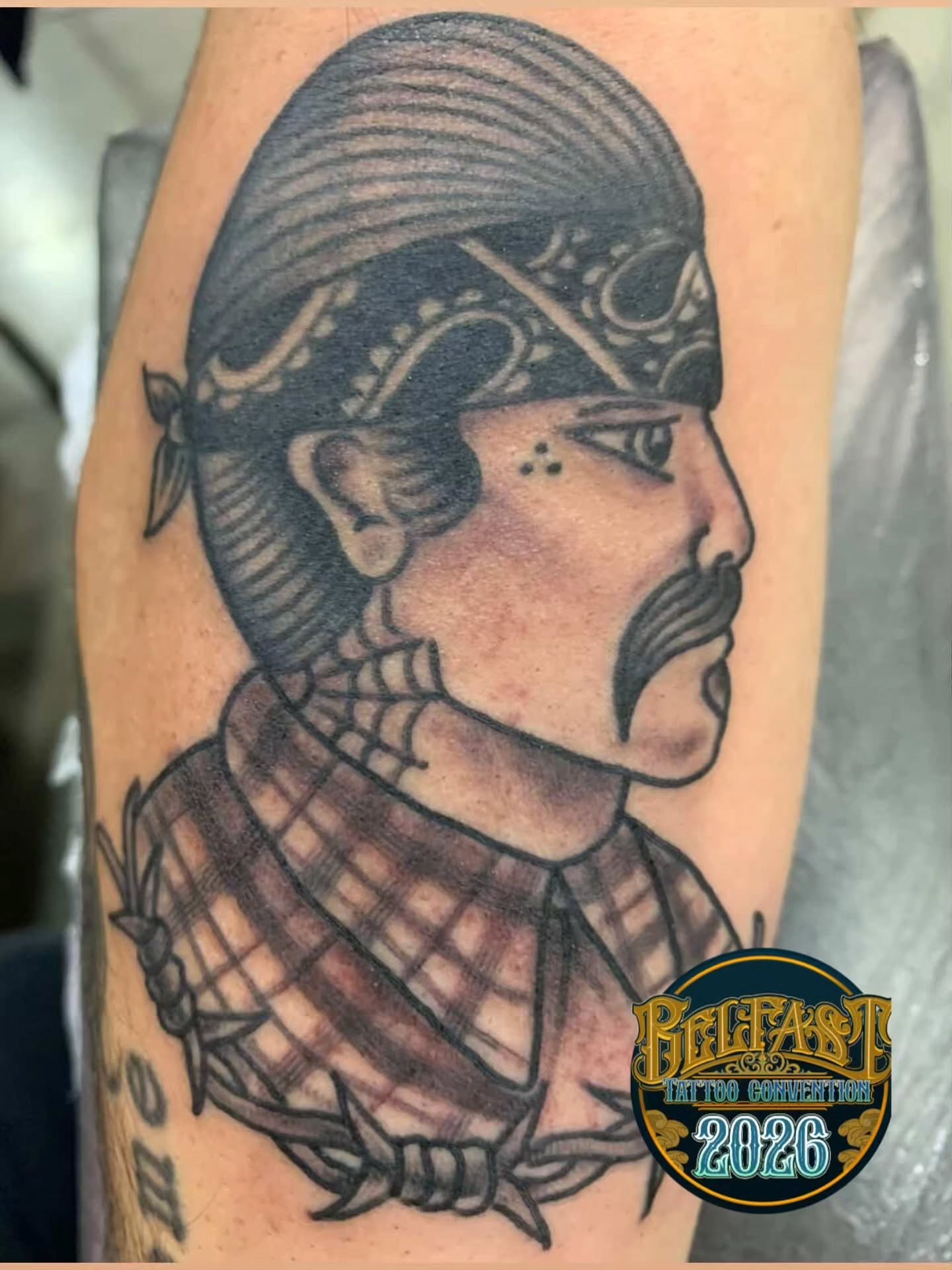 Tattoo by @dvasqueztattoo — black_and_grey, realism