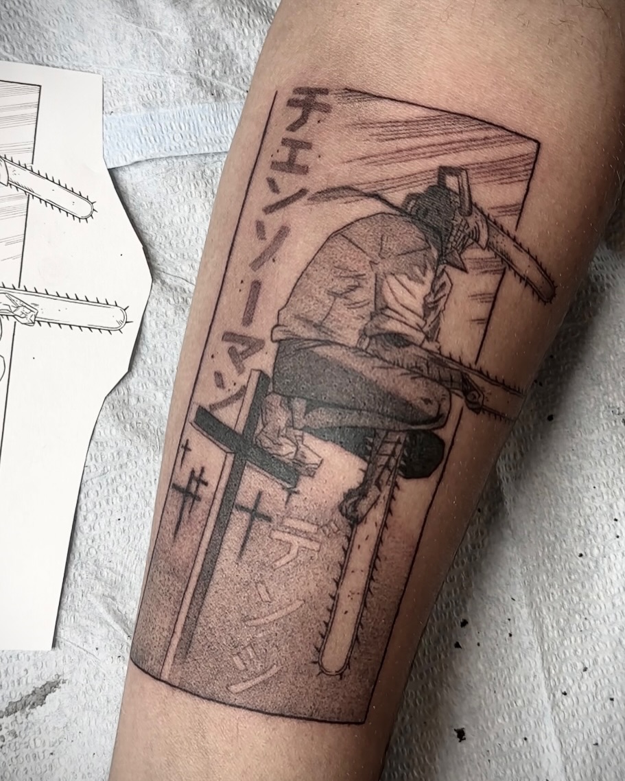 Tattoo by @cece.inks — black_and_grey, realism
