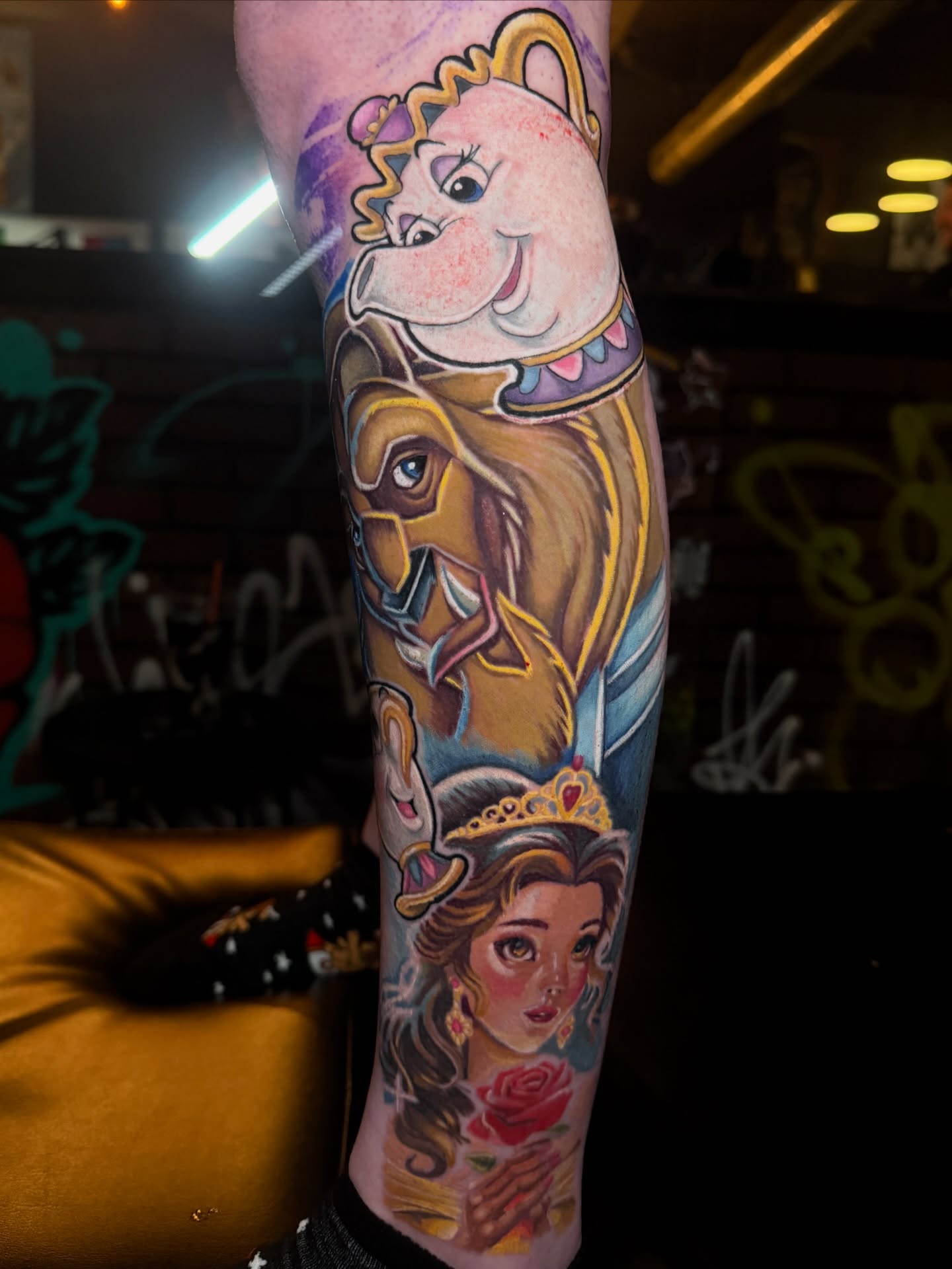 Tattoo by @scottyptattoos — illustrative, realism