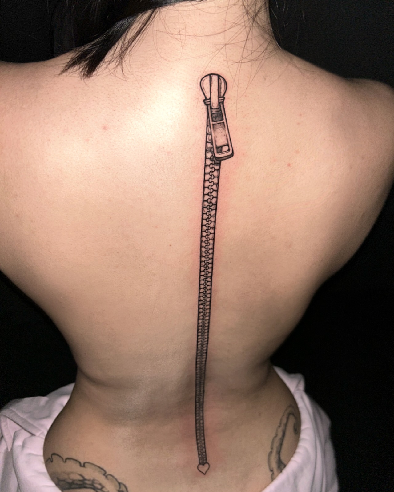 Tattoo by @hayleybayleytattoos — black_and_grey
