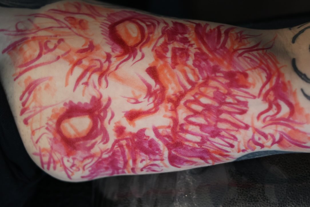 Tattoo by @blaggy__black — watercolor