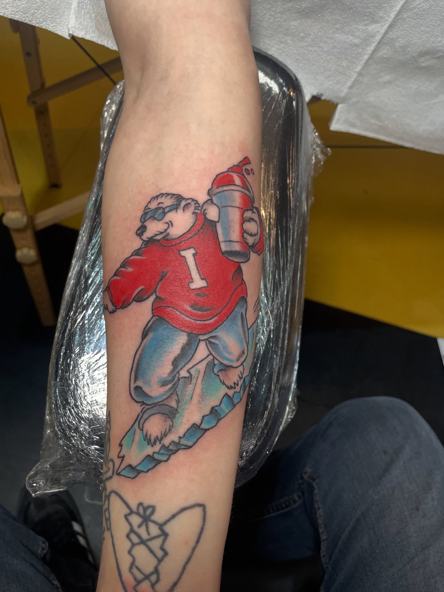Tattoo by @brandonglasstattoos — new_school