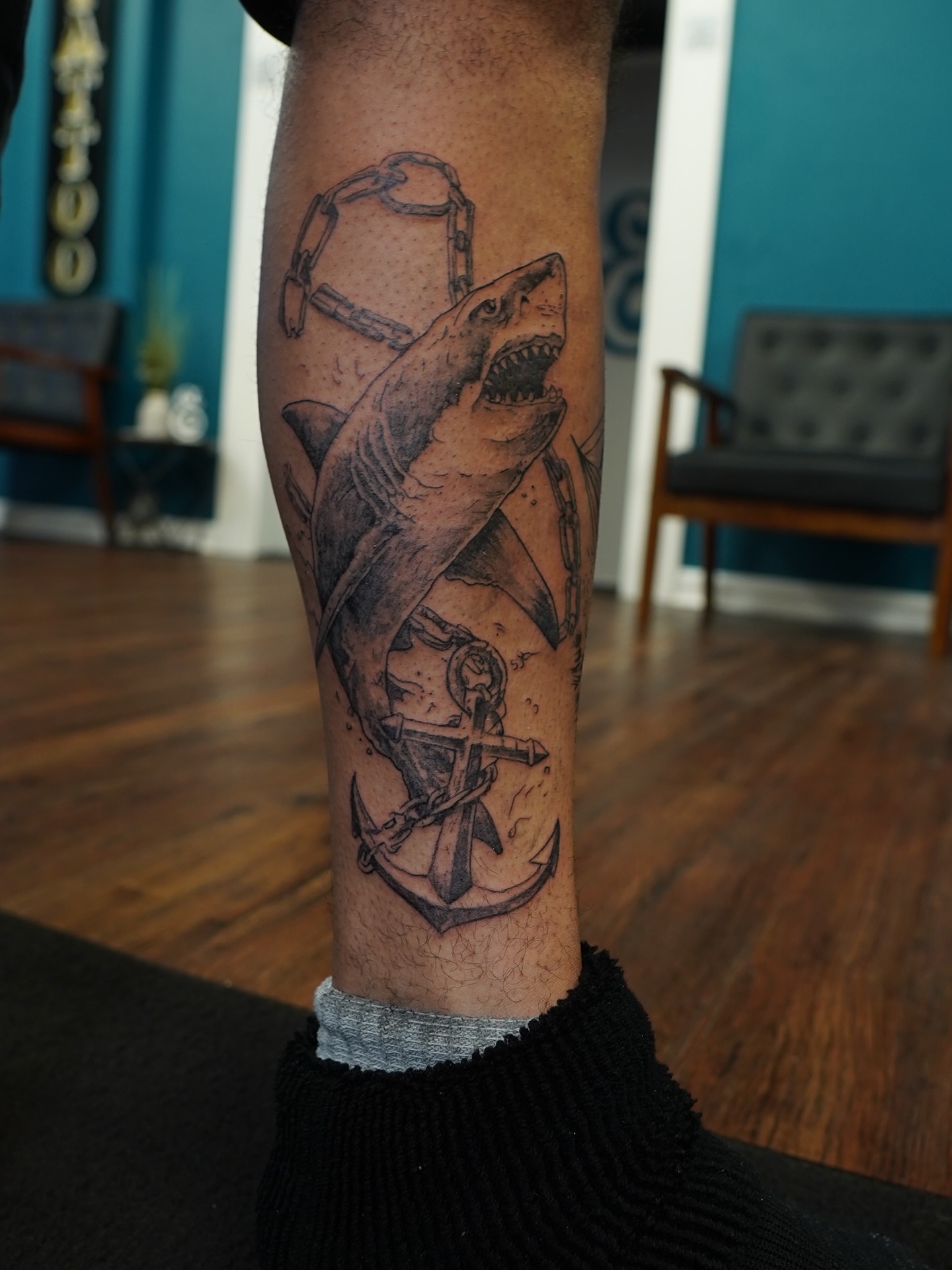 Tattoo by @eddycarrasquillotattooer — black_and_grey