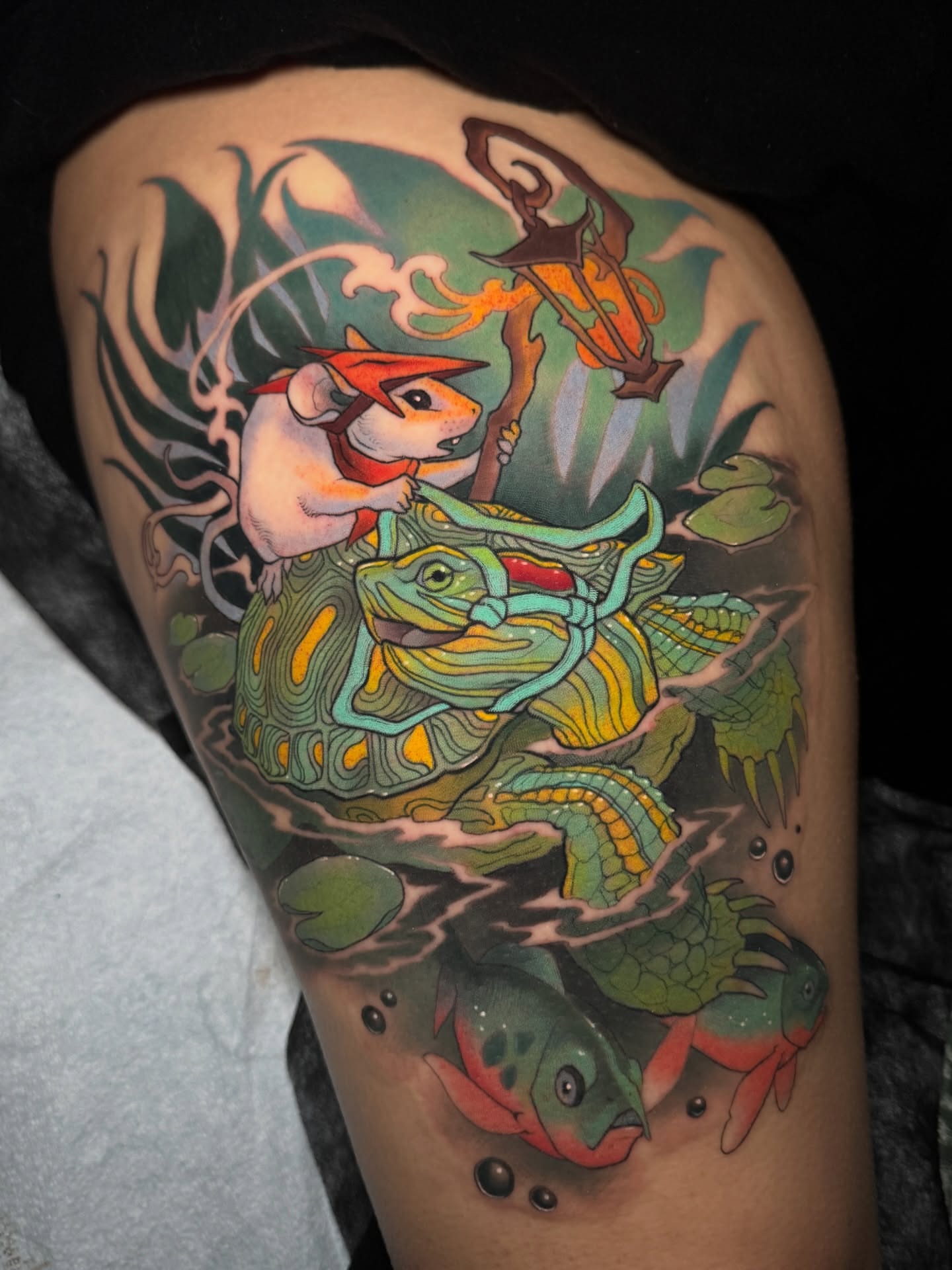 Tattoo by @lady.blackwell.tattoos β new_school, illustrative