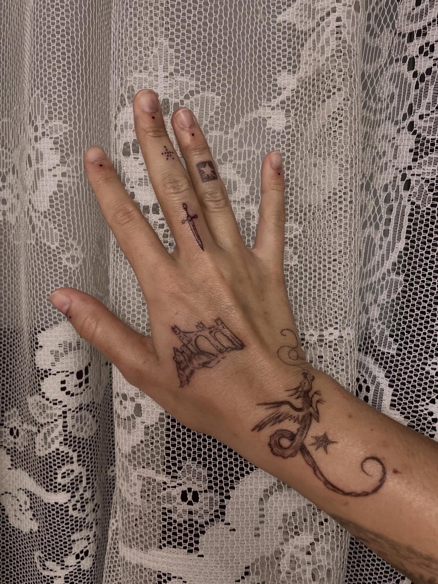 Tattoo by @sage.aries.ink — black_and_grey