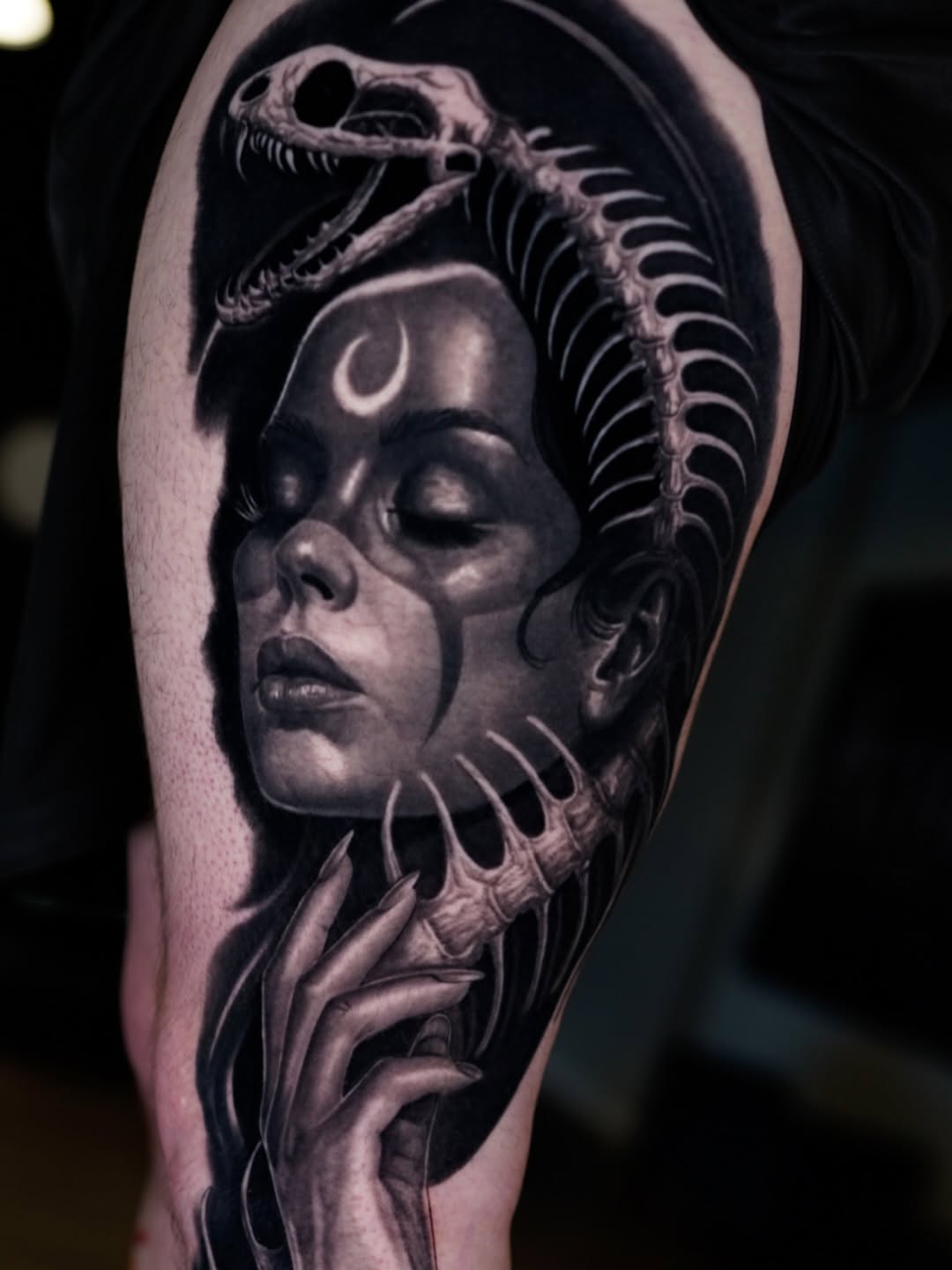 Tattoo by @tattoosbygonzo β black_and_grey, realism