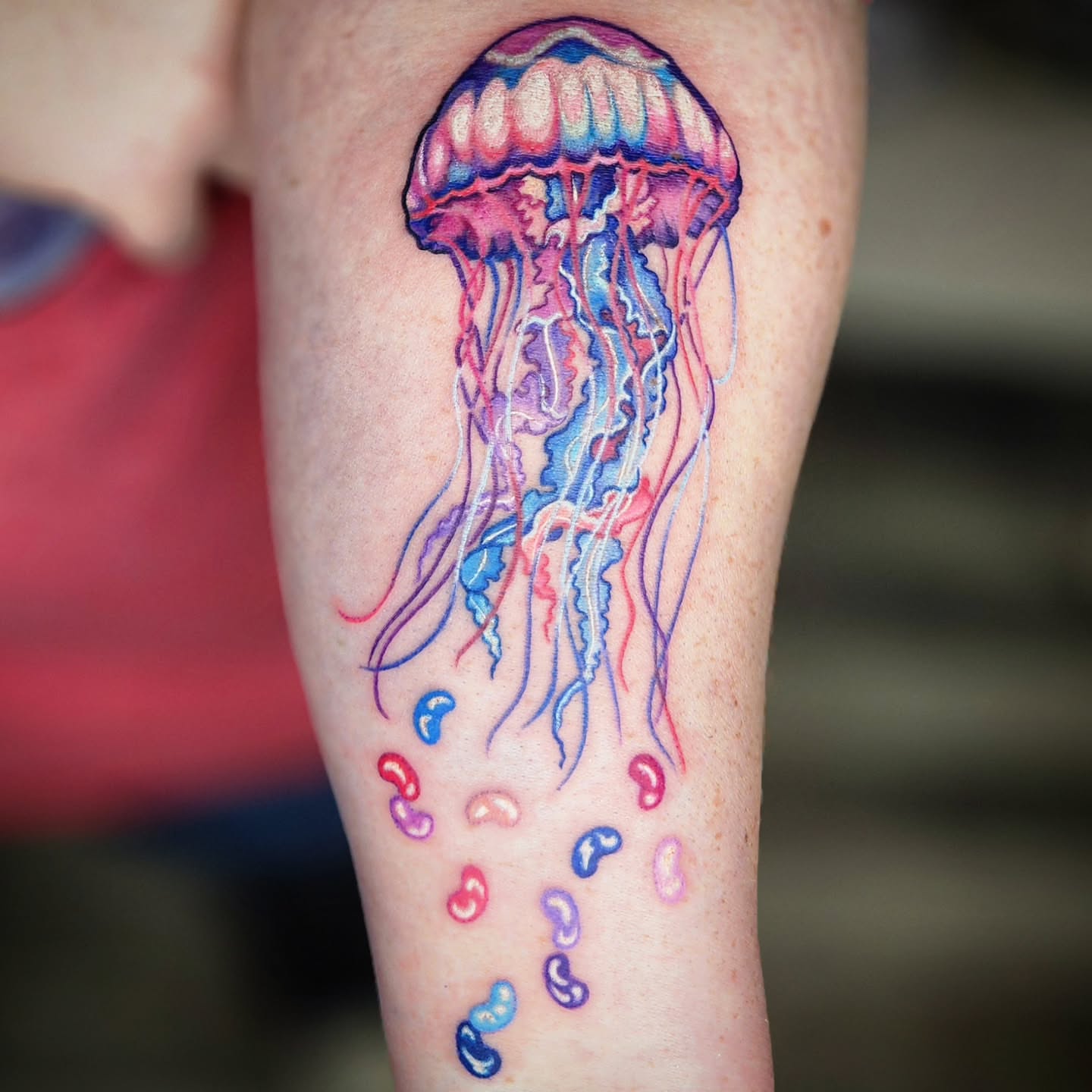 Tattoo by @lil_bunny_bab — watercolor