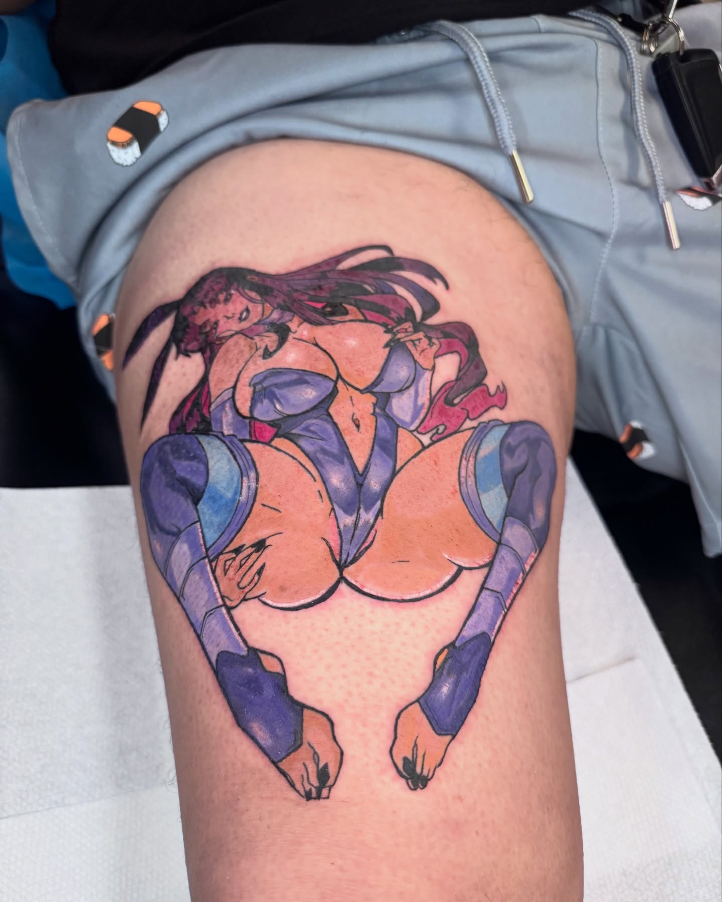 Tattoo by @rhae_ology — anime