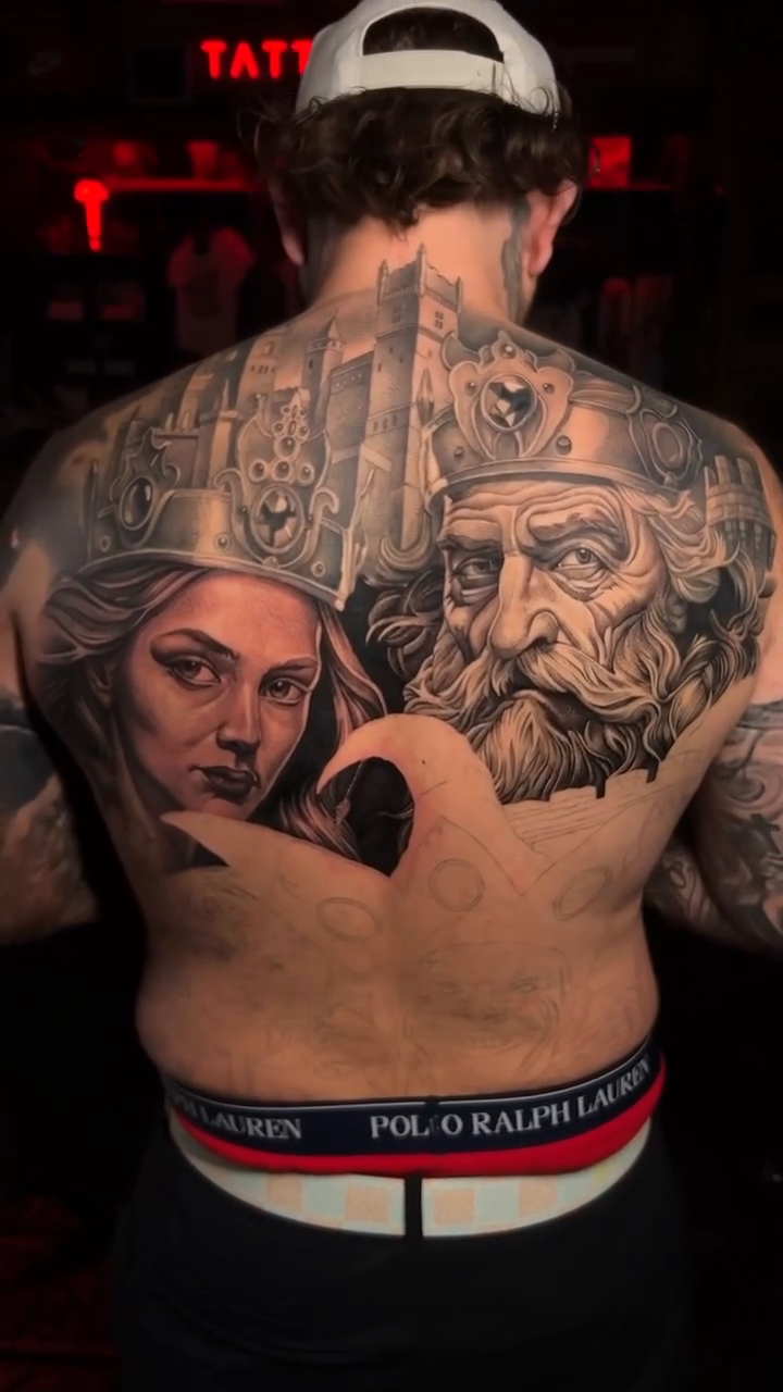 Tattoo by @jonnelson_tattoos — realism, black_and_grey